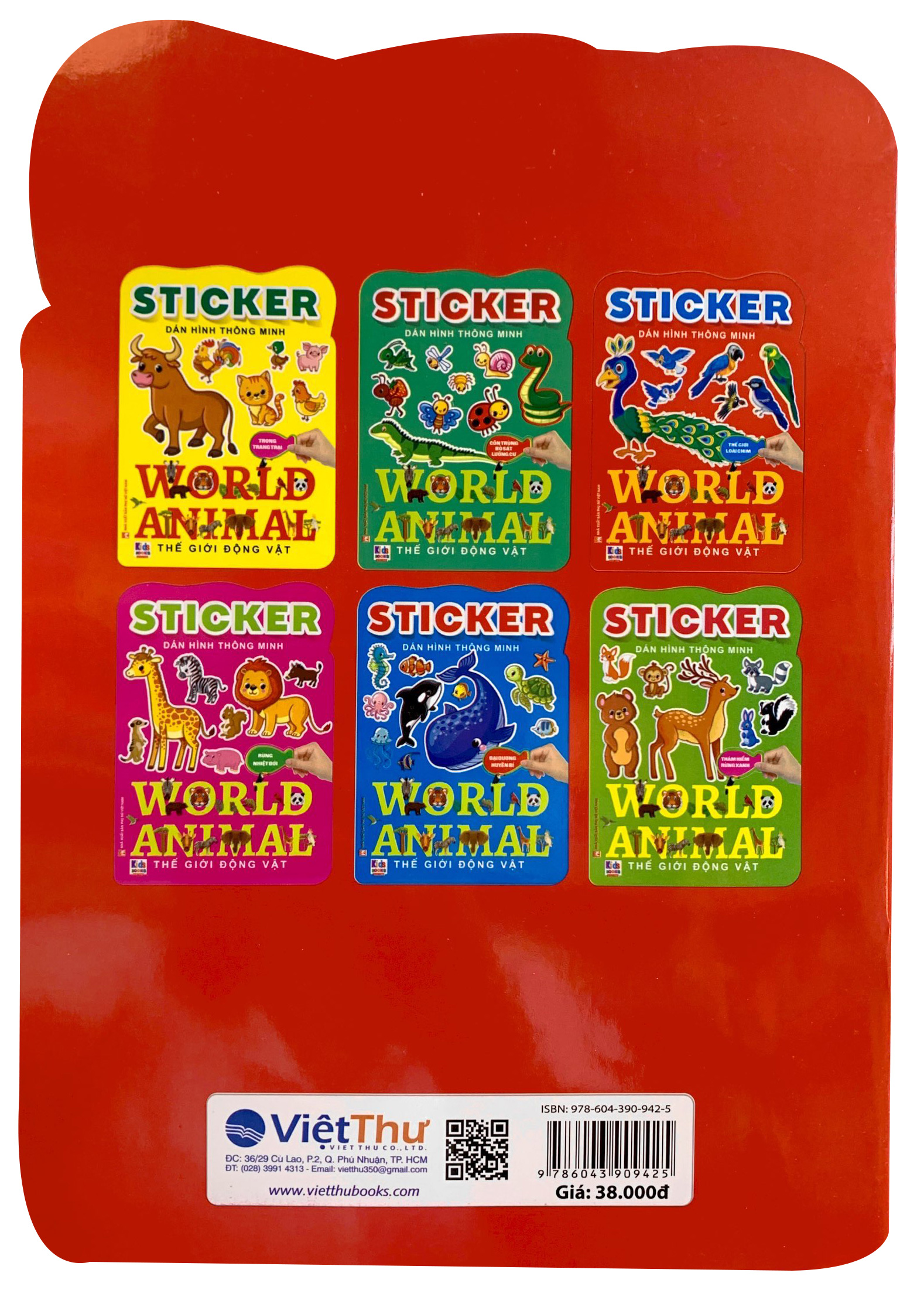 sticker dán hình thông minh - thế giới động vật - thế giới loài chim - Ảnh 6