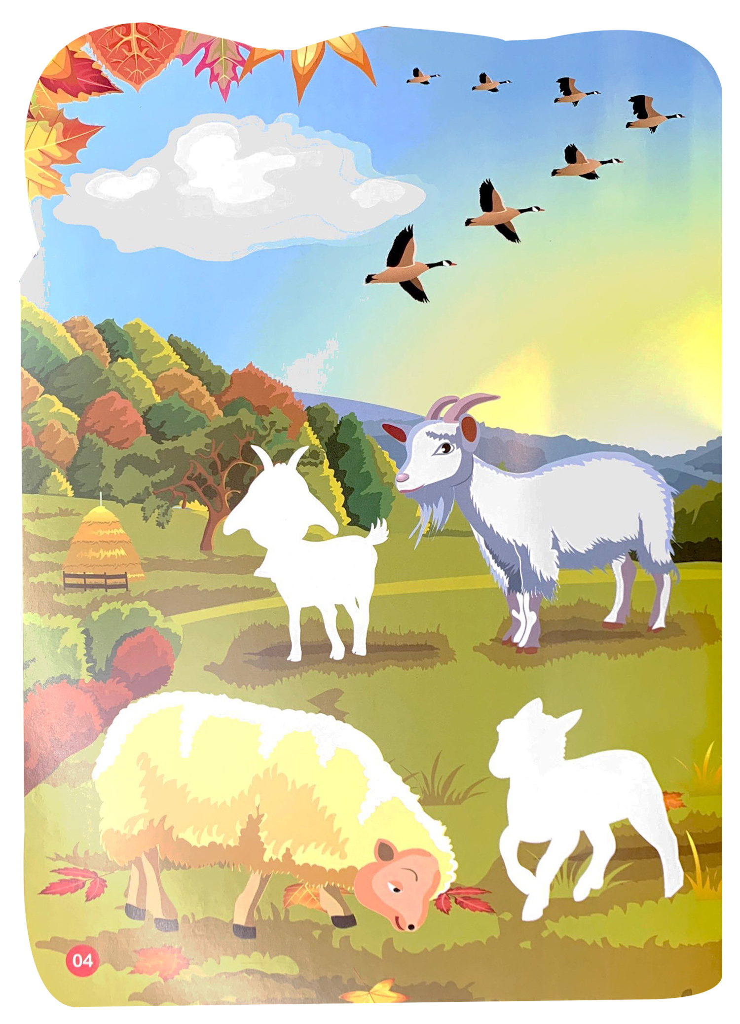 sticker dán hình thông minh - thế giới động vật - trong trang trại - Ảnh 5