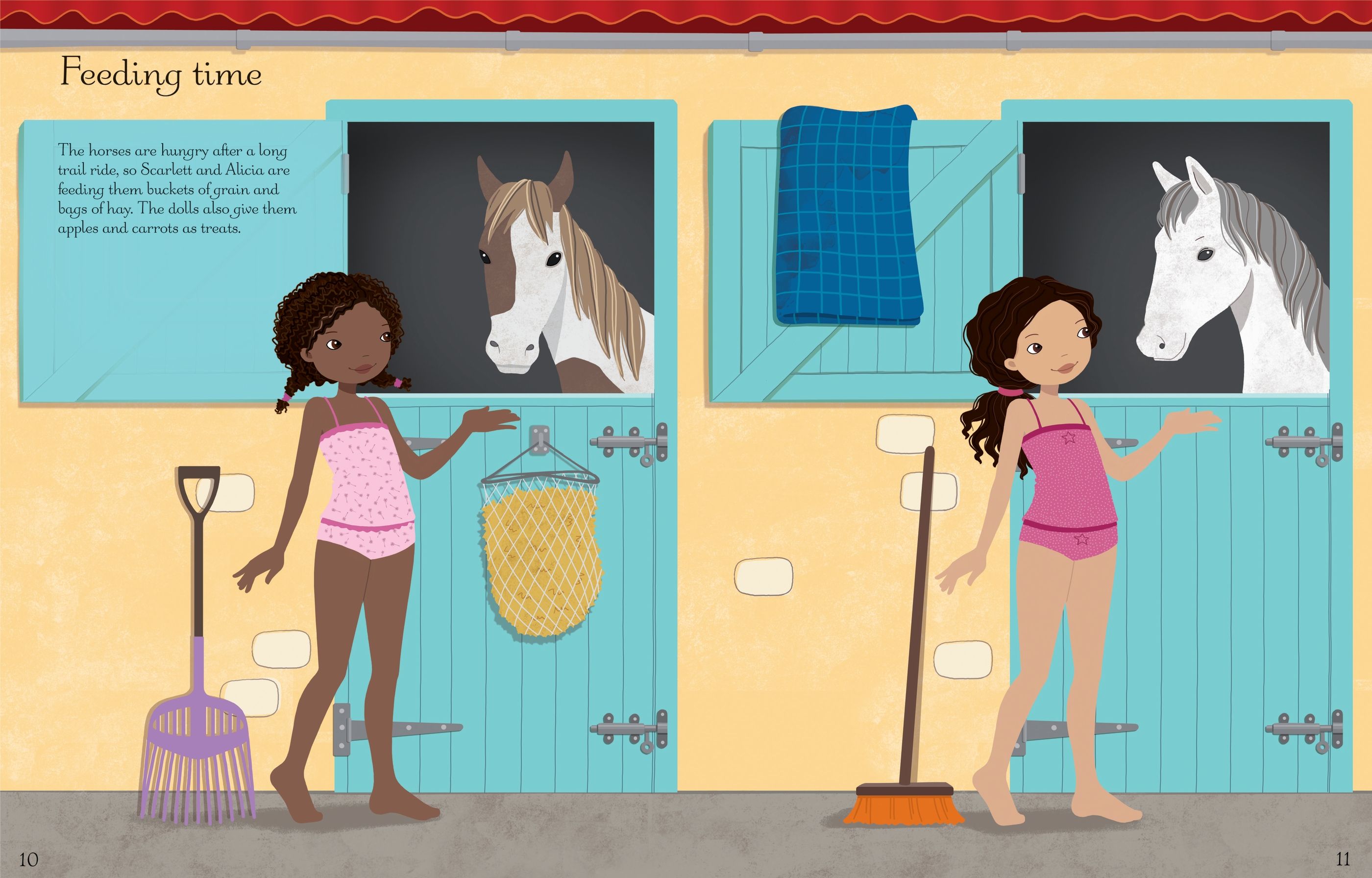 sticker dolly dressing at the stables - Ảnh 4