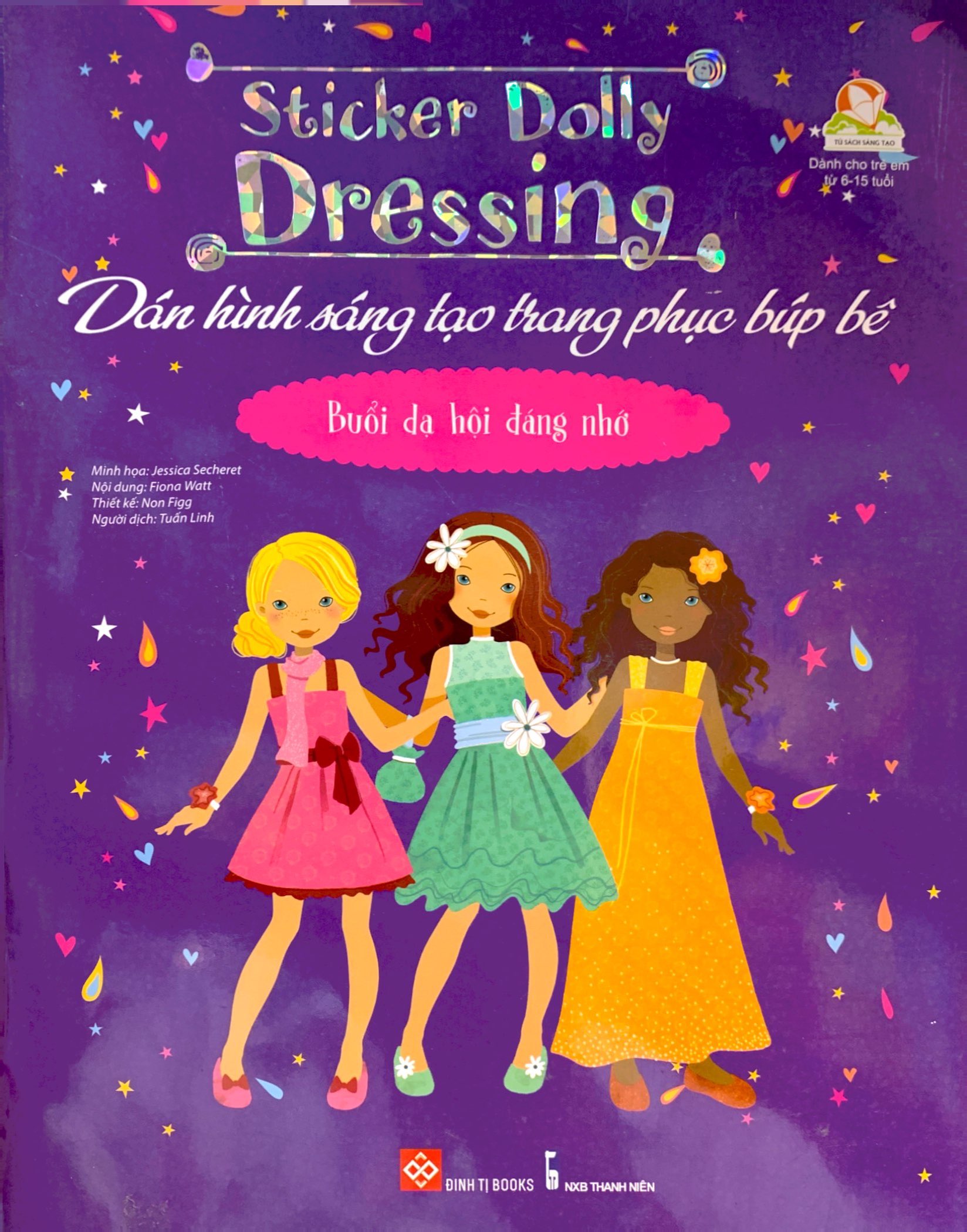 sticker dolly dressing - dán hình sáng tạo trang phục búp bê - buổi dạ hội đáng nhớ - Ảnh 2