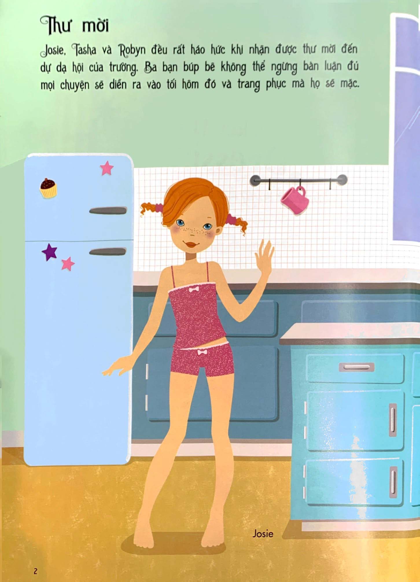 sticker dolly dressing - dán hình sáng tạo trang phục búp bê - buổi dạ hội đáng nhớ - Ảnh 4