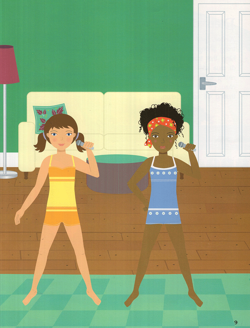 sticker dolly dressing - dán hình sáng tạo trang phục búp bê - chúng mình là bạn thân - Ảnh 11