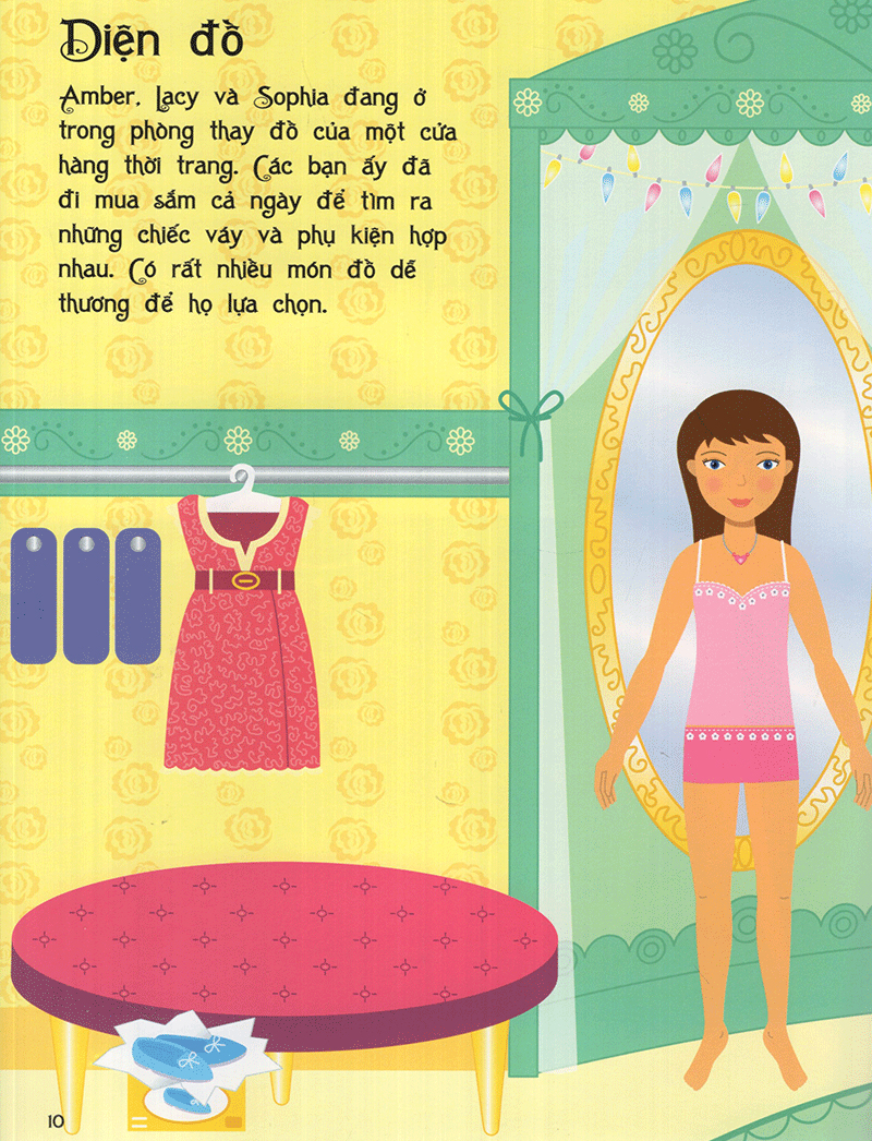 sticker dolly dressing - dán hình sáng tạo trang phục búp bê - chúng mình là bạn thân - Ảnh 12
