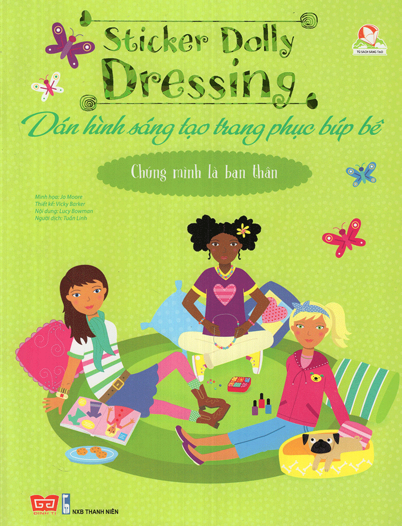 sticker dolly dressing - dán hình sáng tạo trang phục búp bê - chúng mình là bạn thân - Ảnh 2