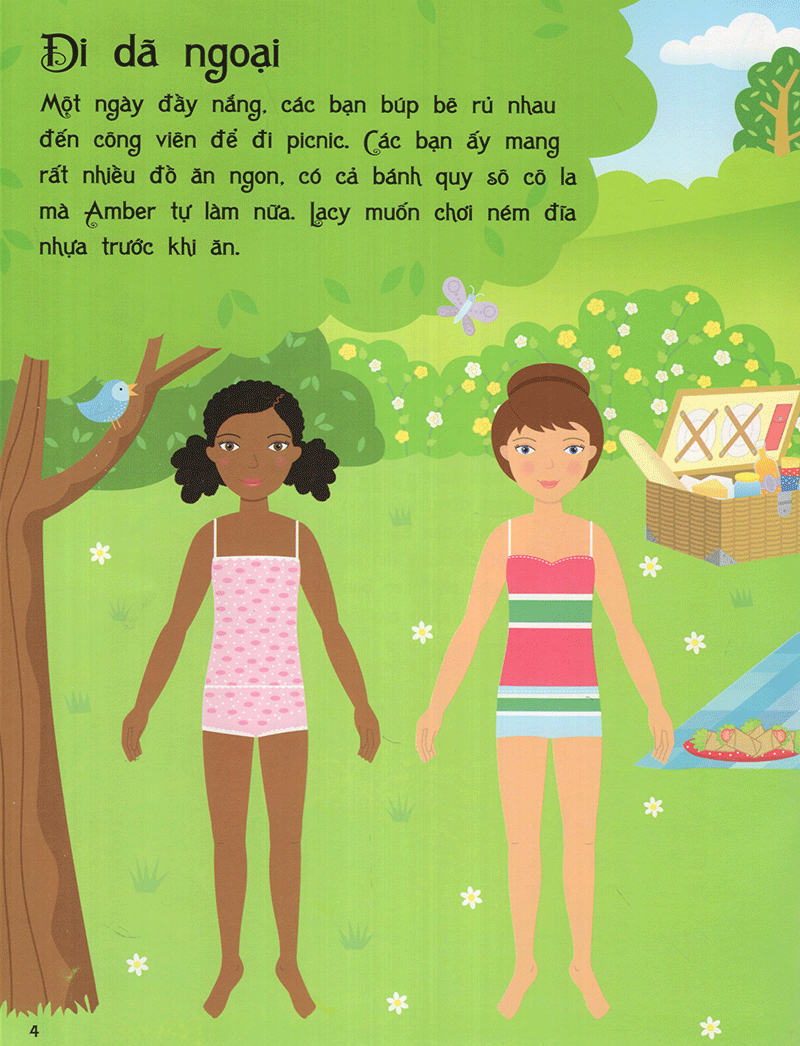 sticker dolly dressing - dán hình sáng tạo trang phục búp bê - chúng mình là bạn thân - Ảnh 6