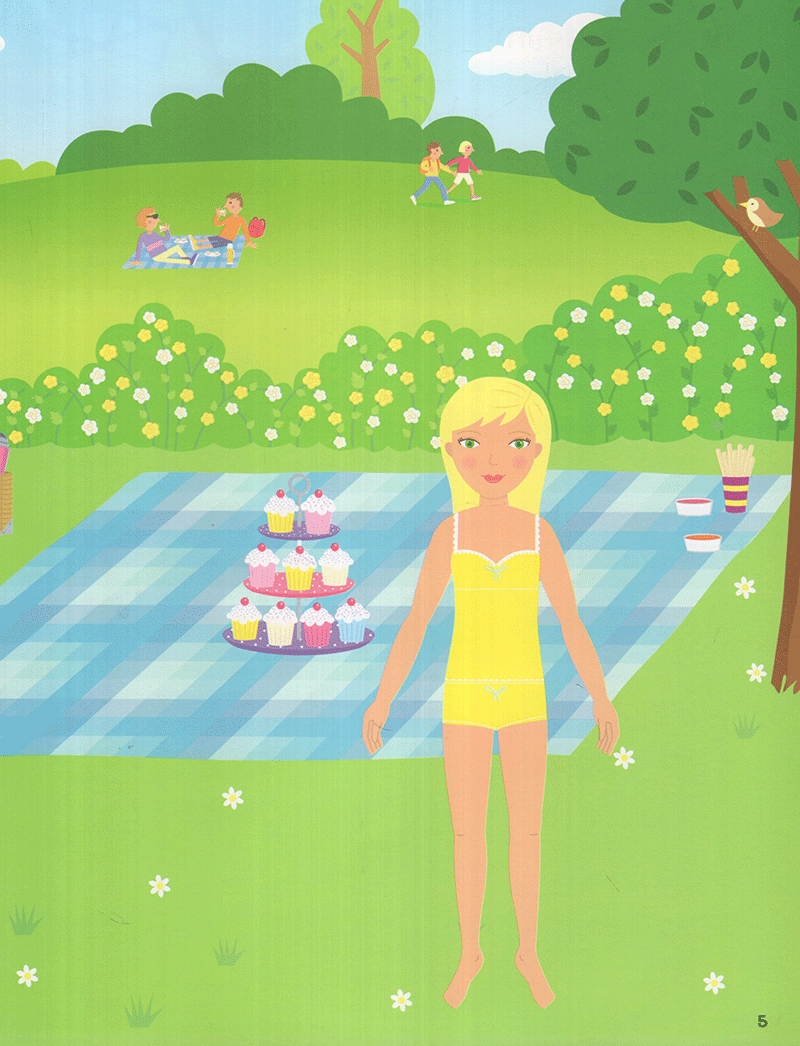 sticker dolly dressing - dán hình sáng tạo trang phục búp bê - chúng mình là bạn thân - Ảnh 7