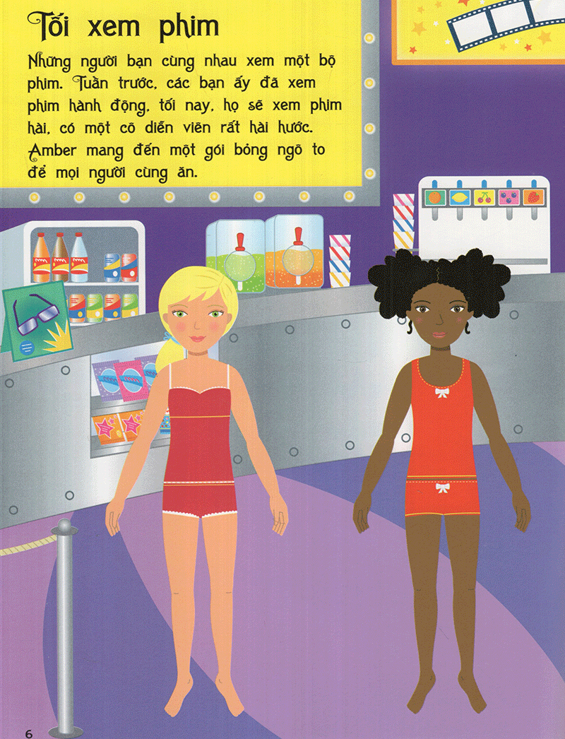 sticker dolly dressing - dán hình sáng tạo trang phục búp bê - chúng mình là bạn thân - Ảnh 8