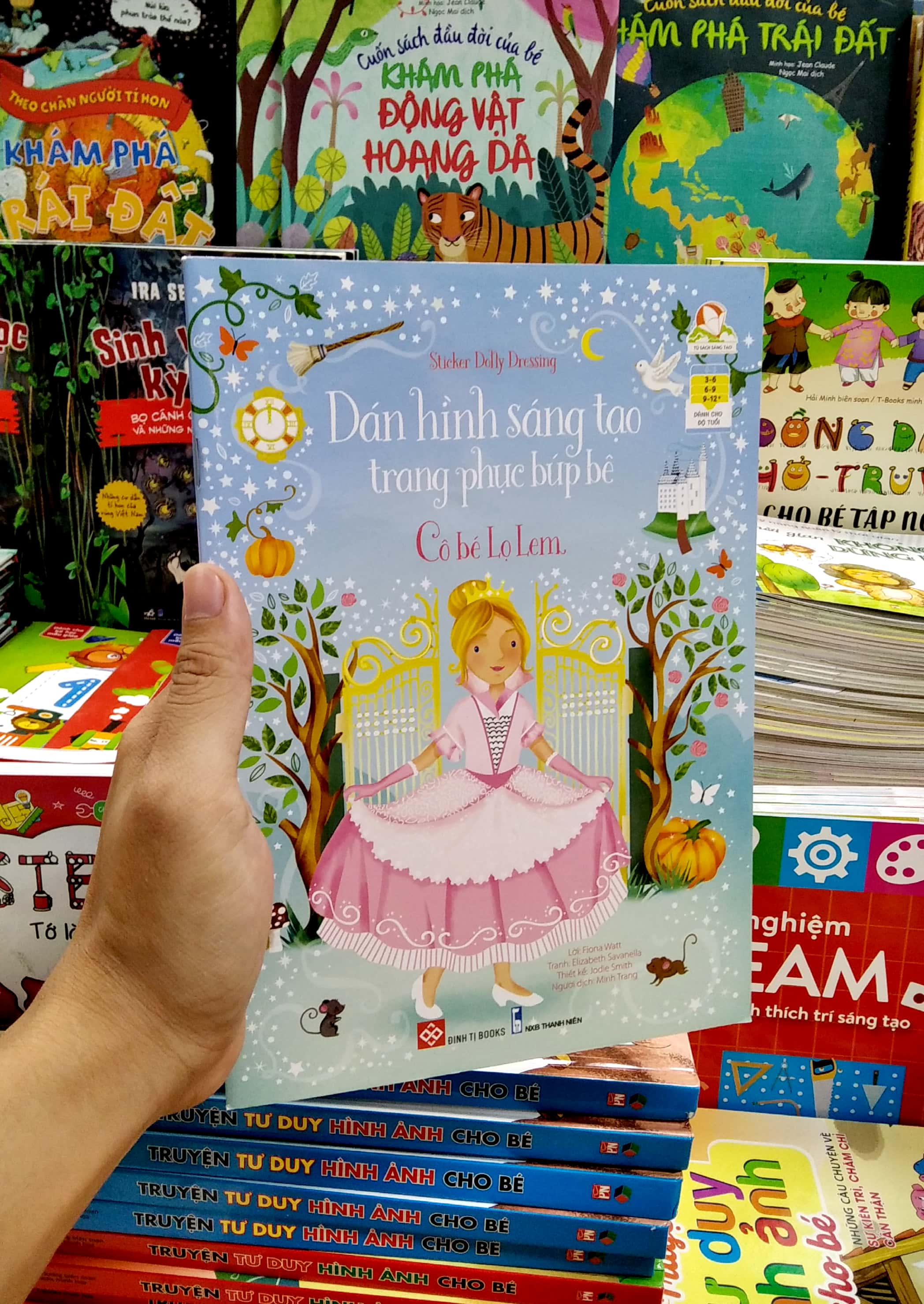 sticker dolly dressing - dán hình sáng tạo trang phục búp bê - cô bé lọ lem - Ảnh 7