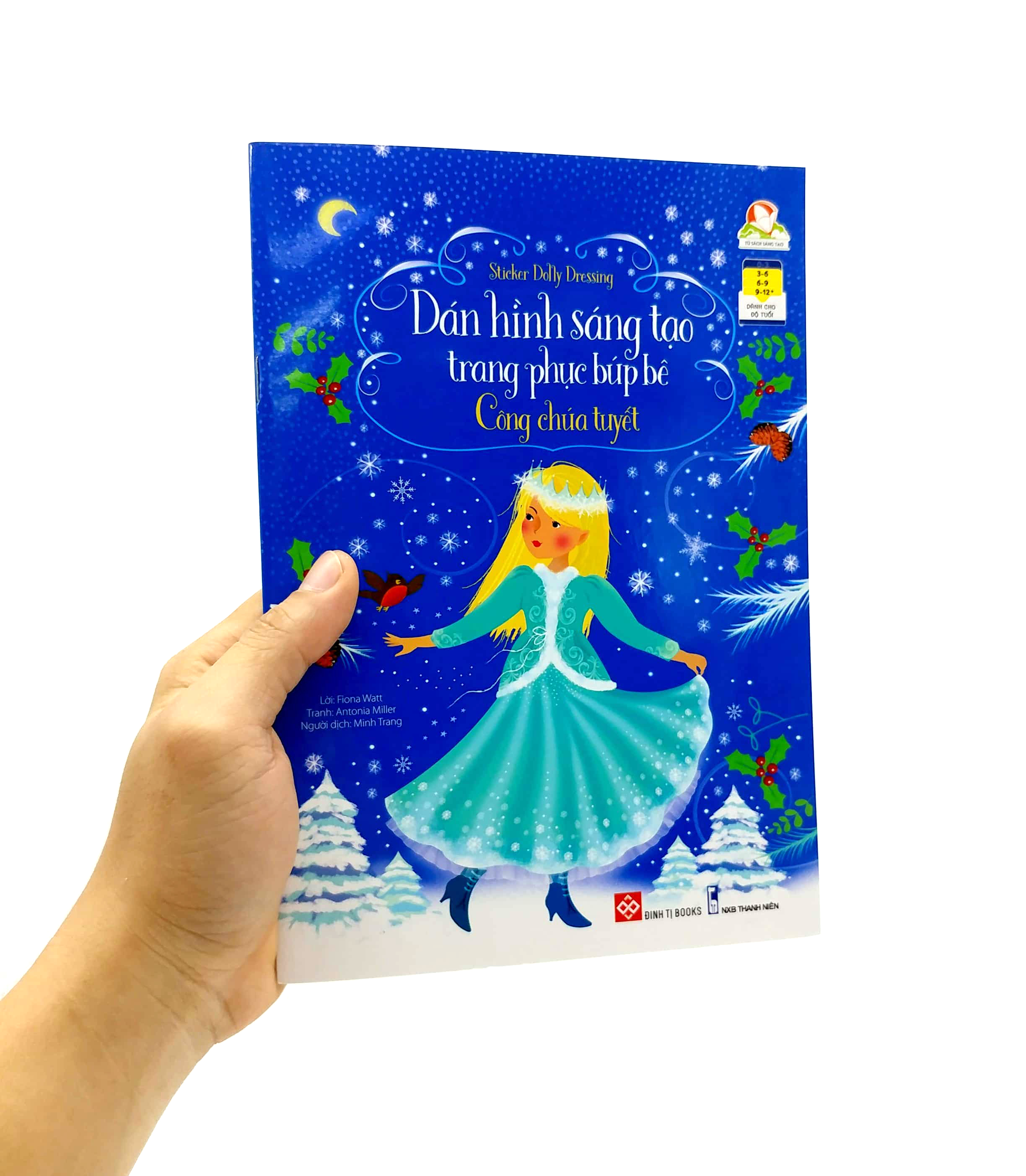 sticker dolly dressing - dán hình sáng tạo trang phục búp bê - công chúa tuyết - Ảnh 7