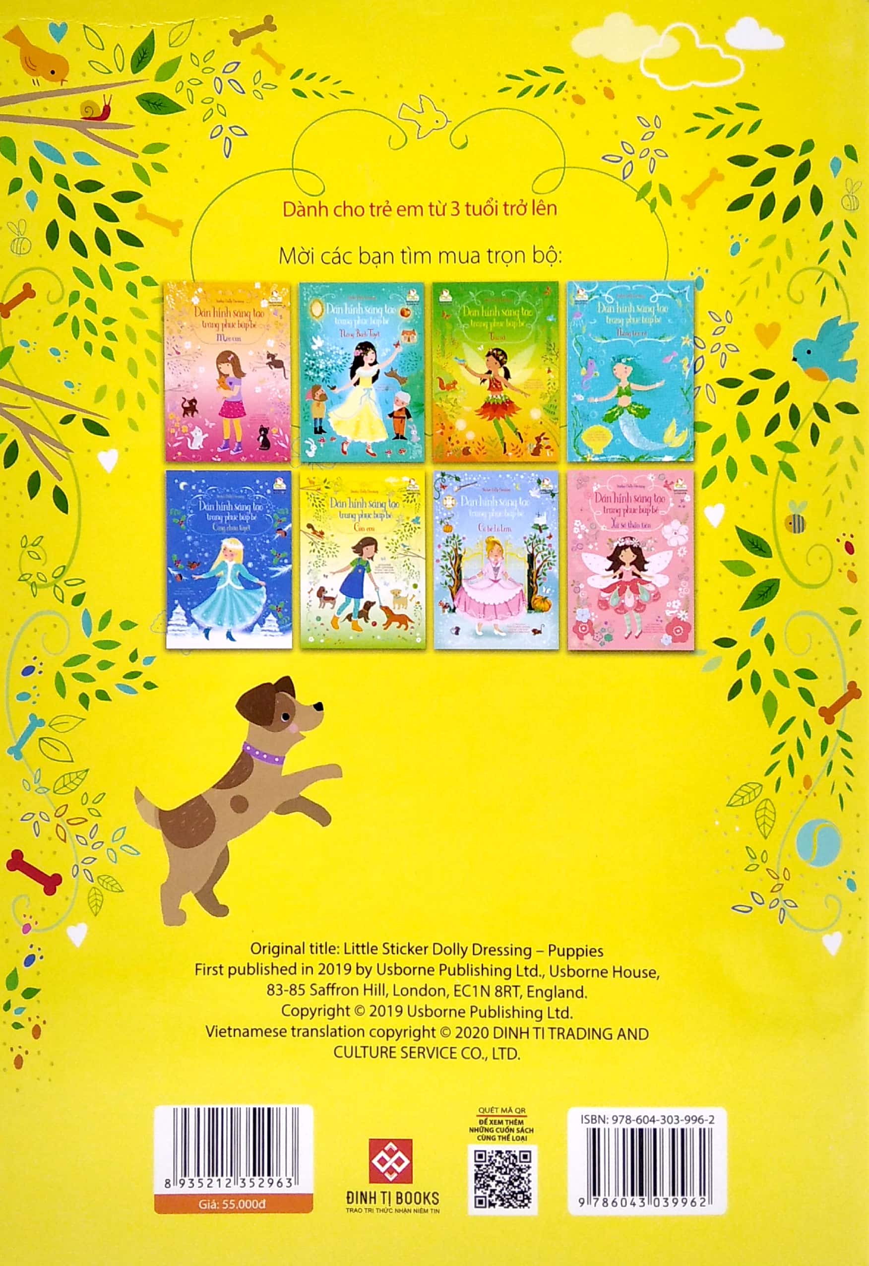 sticker dolly dressing - dán hình sáng tạo trang phục búp bê - cún con - Ảnh 6