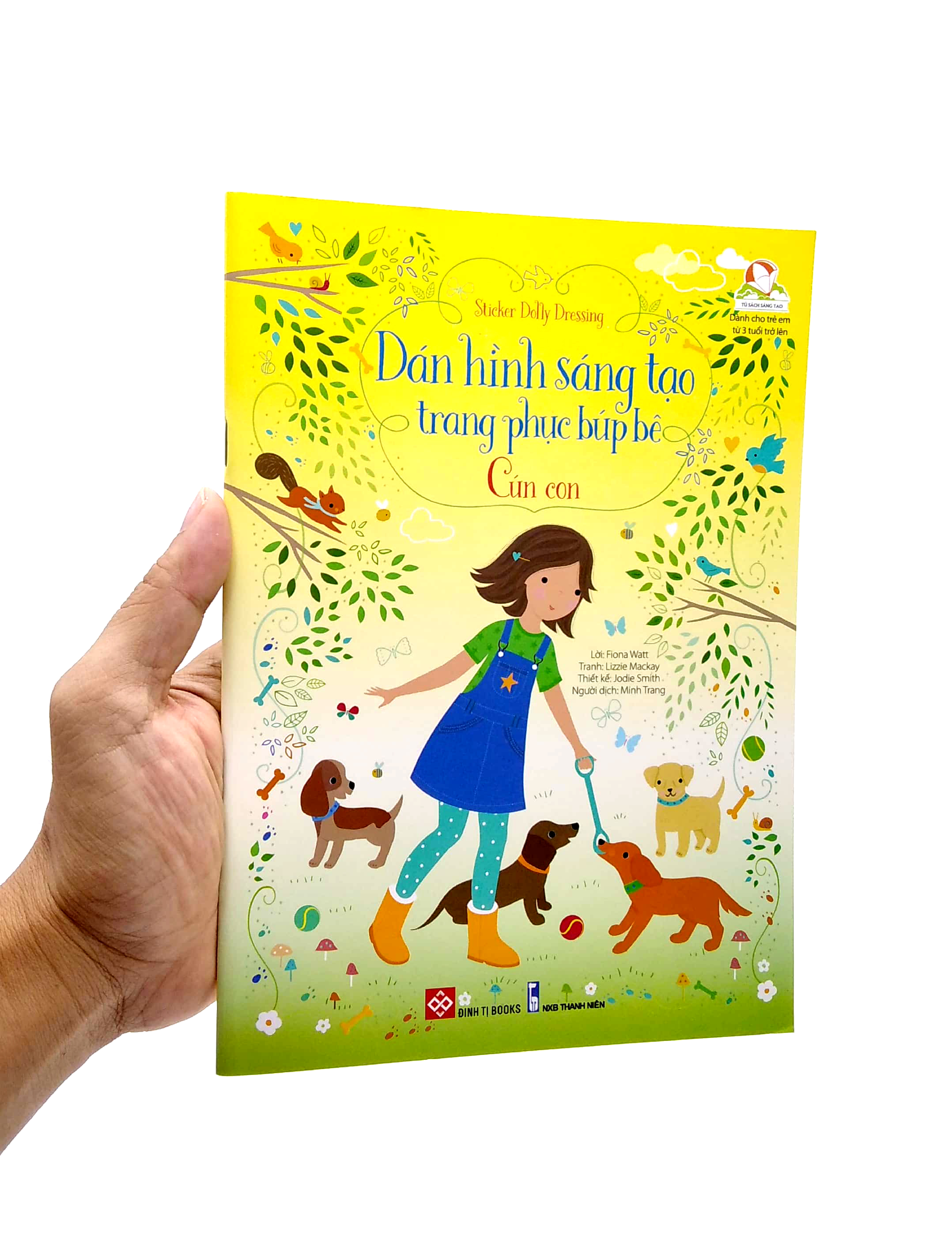 sticker dolly dressing - dán hình sáng tạo trang phục búp bê - cún con - Ảnh 7