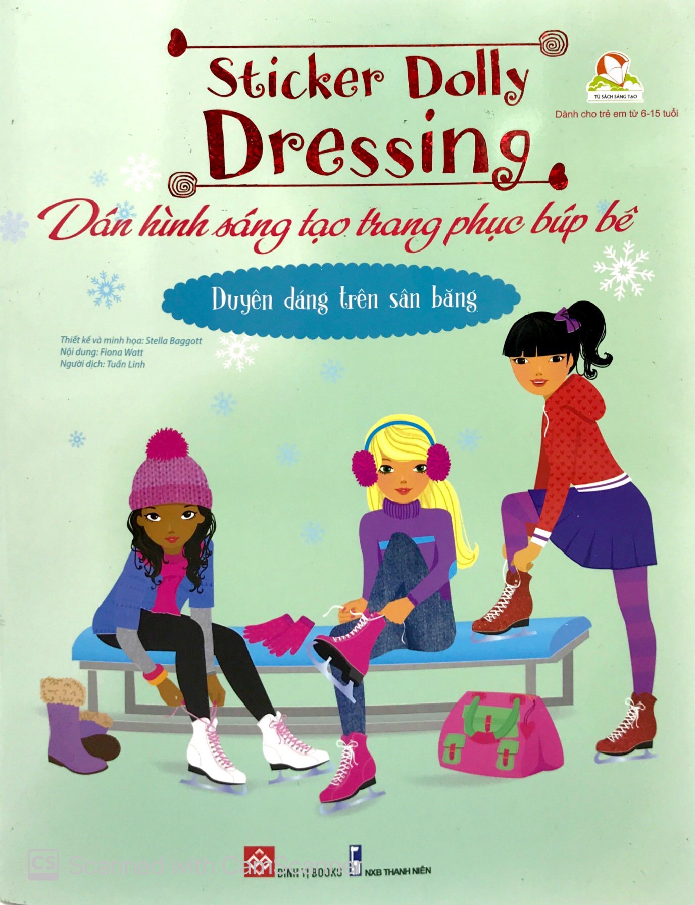 sticker dolly dressing - dán hình sáng tạo trang phục búp bê - duyên dáng trên sân băng - Ảnh 2