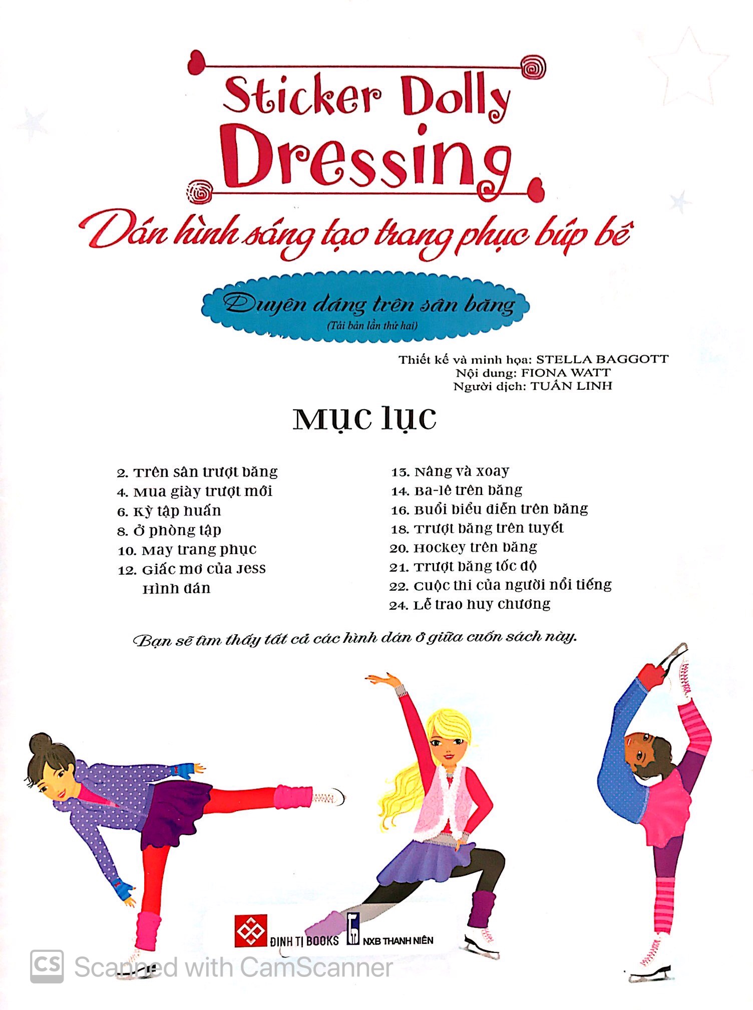 sticker dolly dressing - dán hình sáng tạo trang phục búp bê - duyên dáng trên sân băng - Ảnh 3