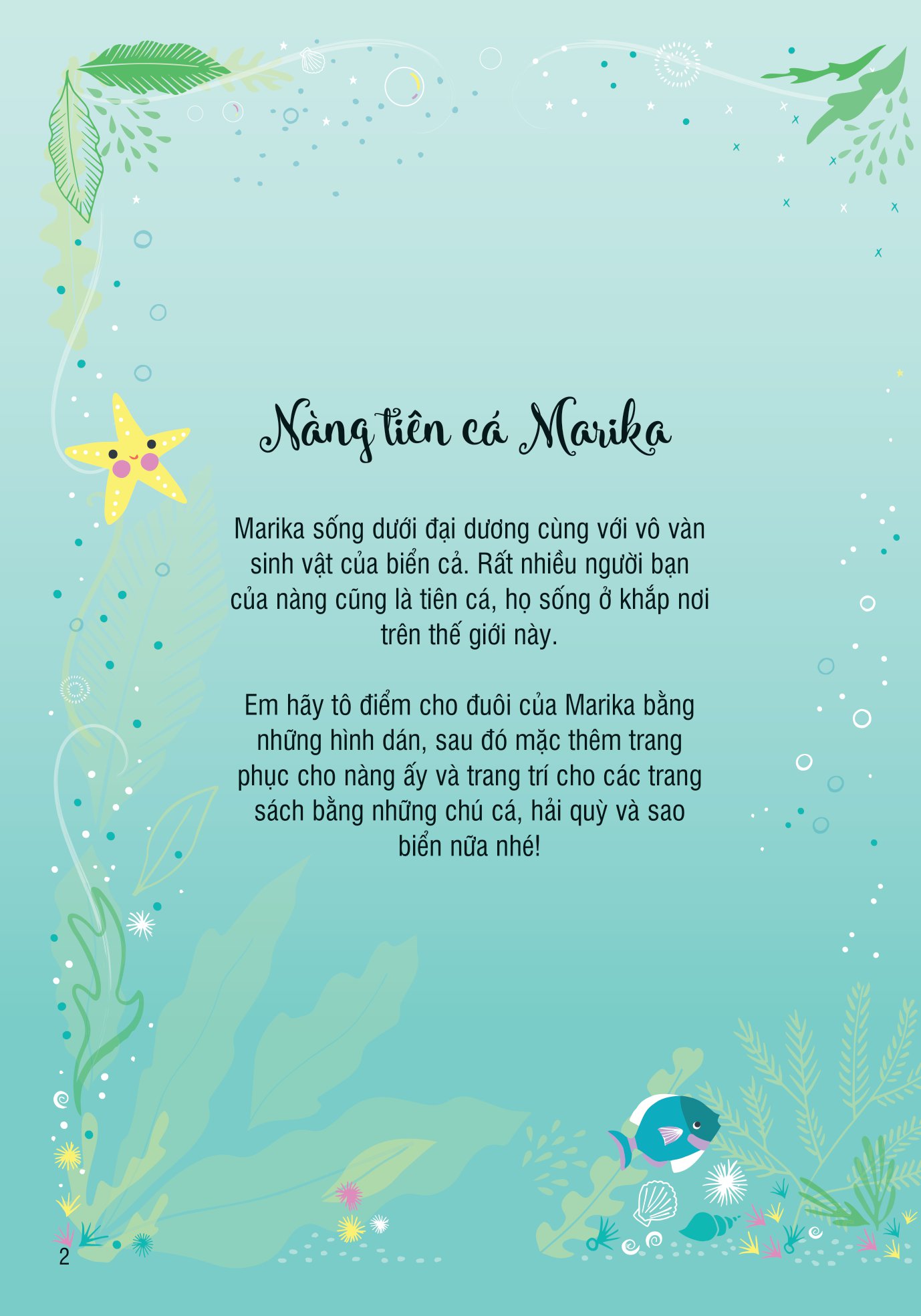 sticker dolly dressing - dán hình sáng tạo trang phục búp bê - nàng tiên cá - Ảnh 3