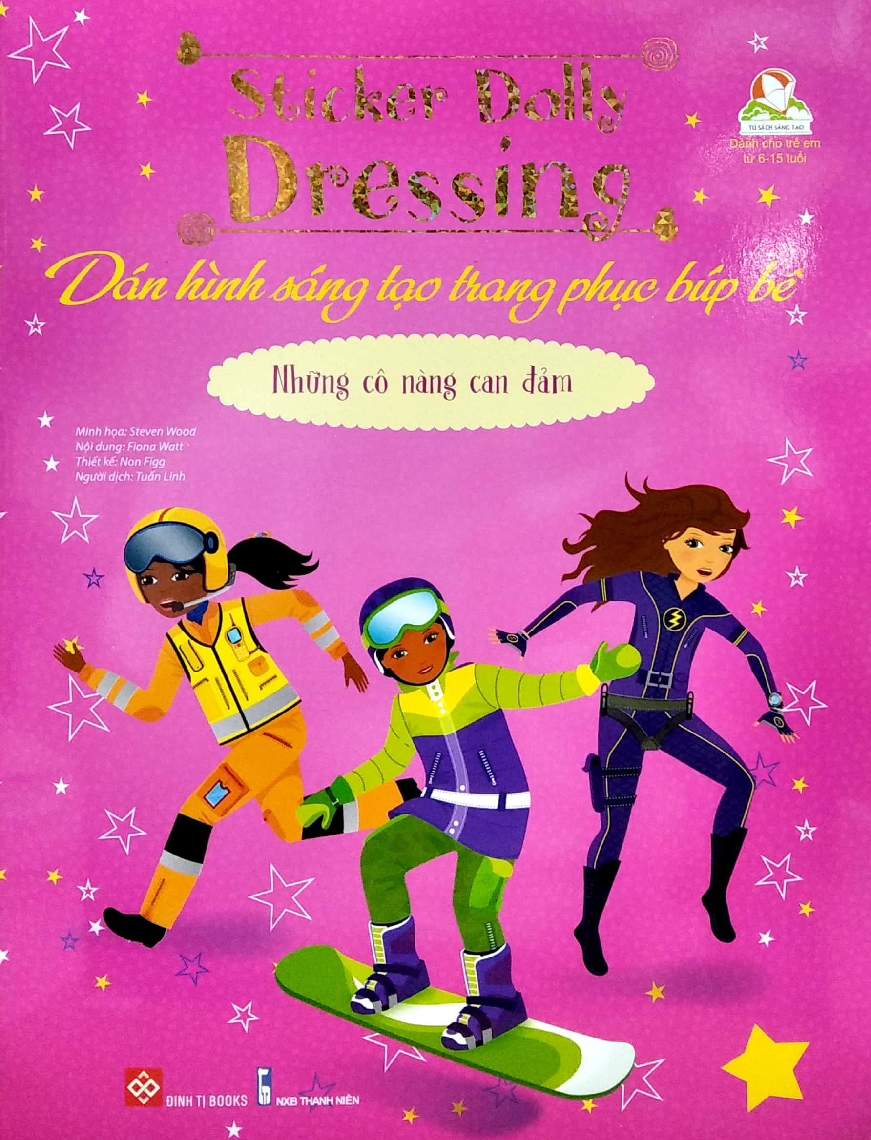 sticker dolly dressing - dán hình sáng tạo trang phục búp bê - những cô nàng can đảm - Ảnh 2