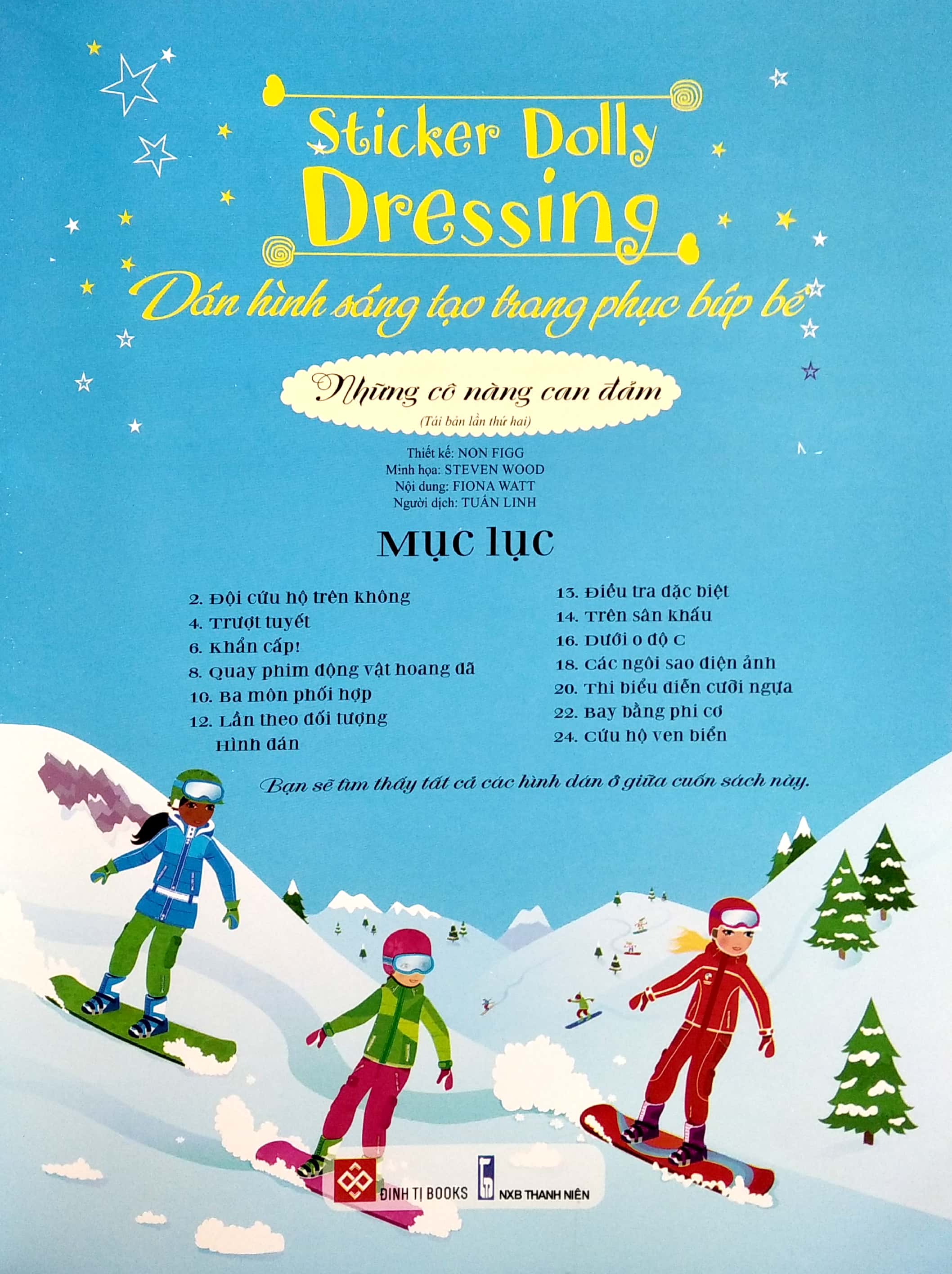 sticker dolly dressing - dán hình sáng tạo trang phục búp bê - những cô nàng can đảm - Ảnh 3