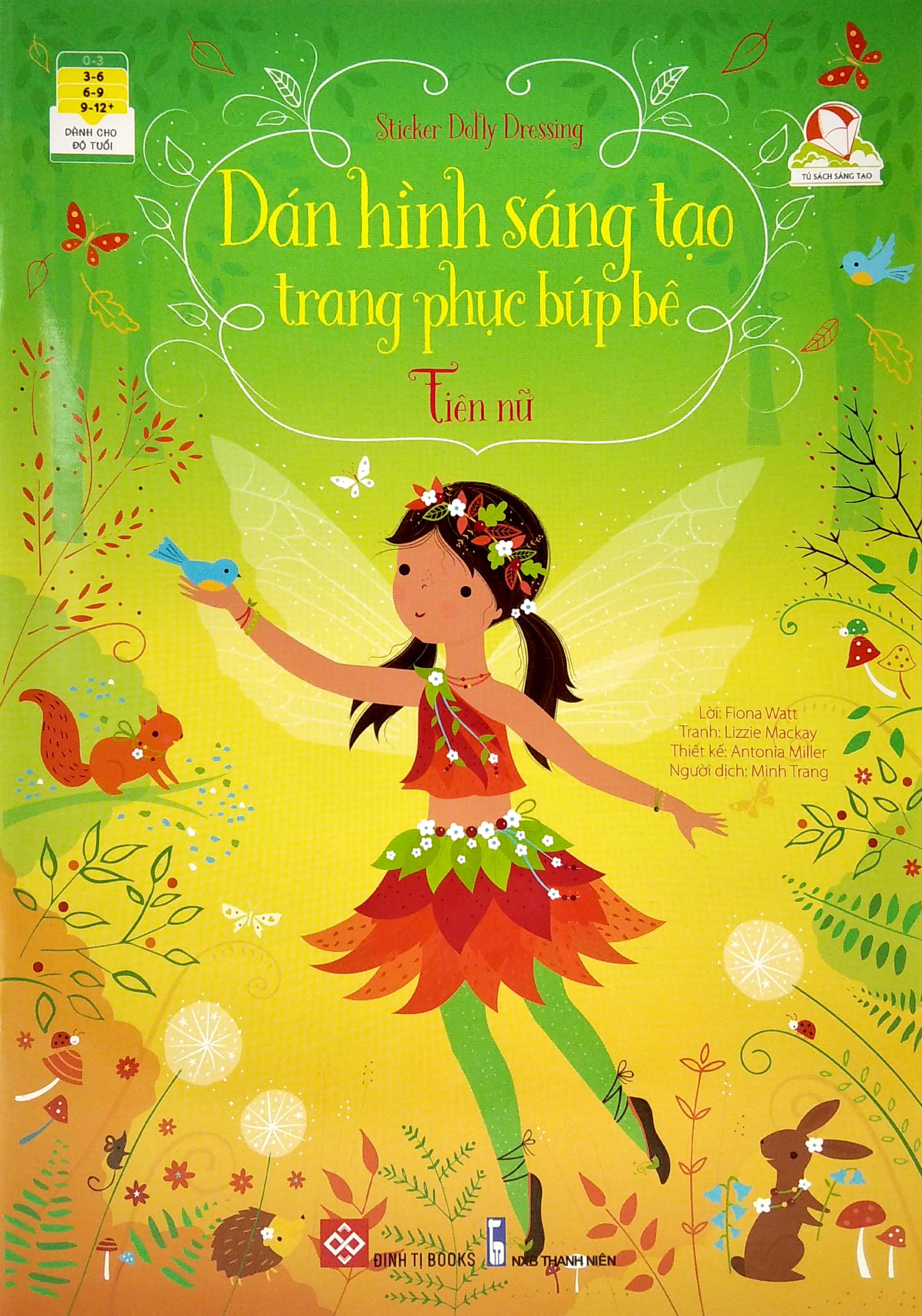 sticker dolly dressing - dán hình sáng tạo trang phục búp bê - tiên nữ - Ảnh 2