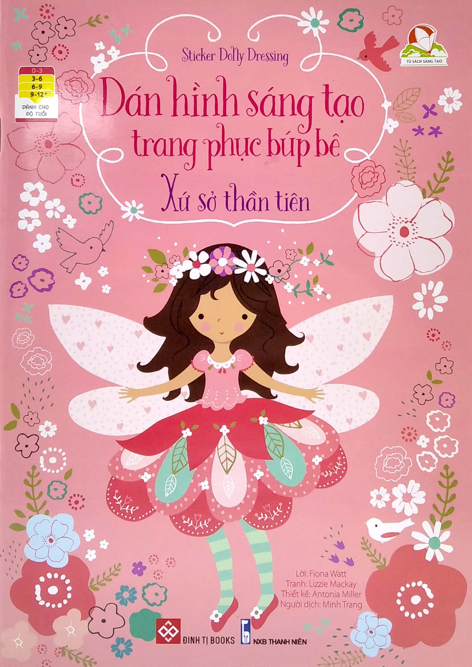 sticker dolly dressing - dán hình sáng tạo trang phục búp bê - xứ sở thần tiên - Ảnh 2