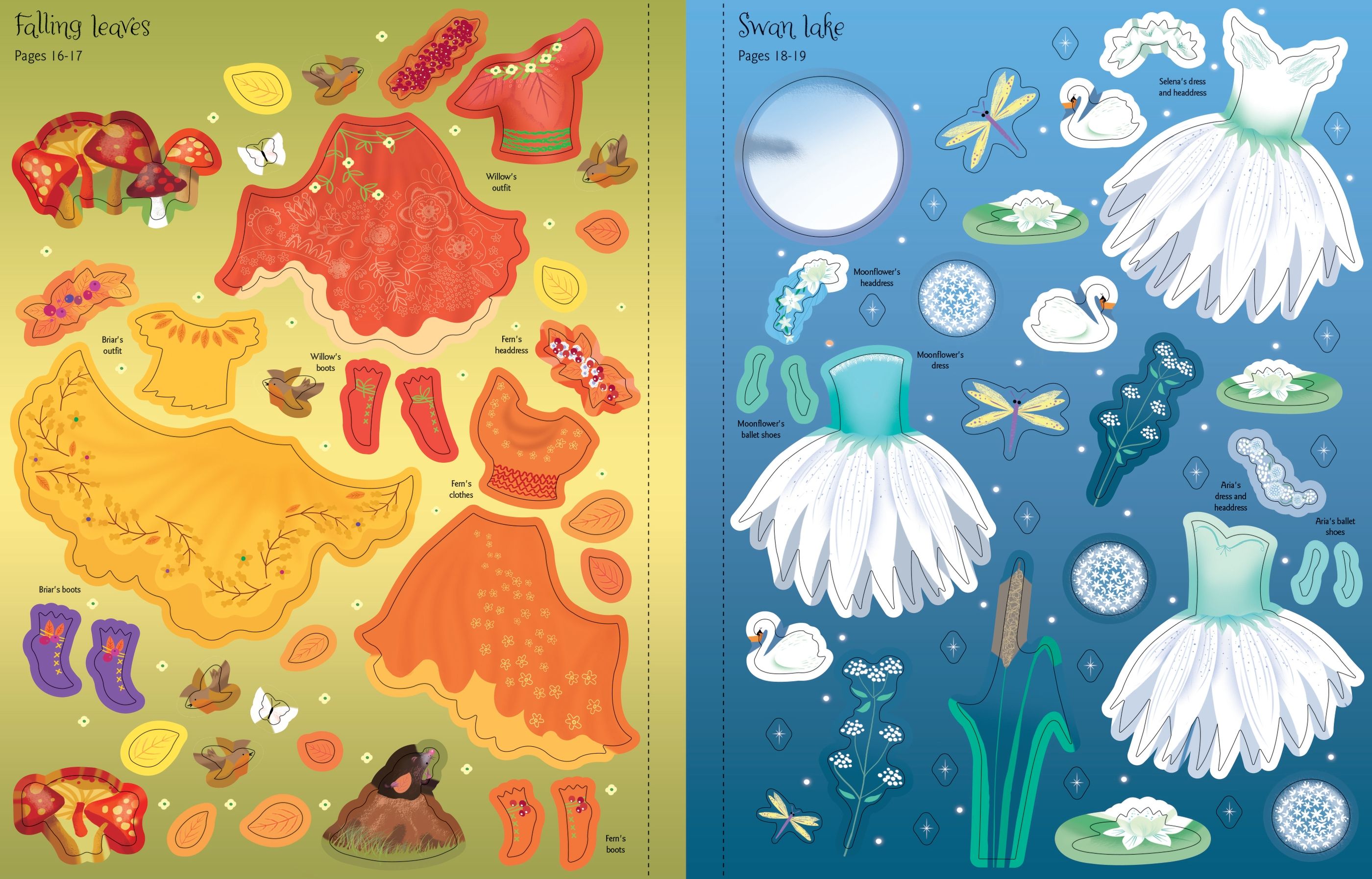 sticker dolly dressing dancing fairies - Ảnh 6