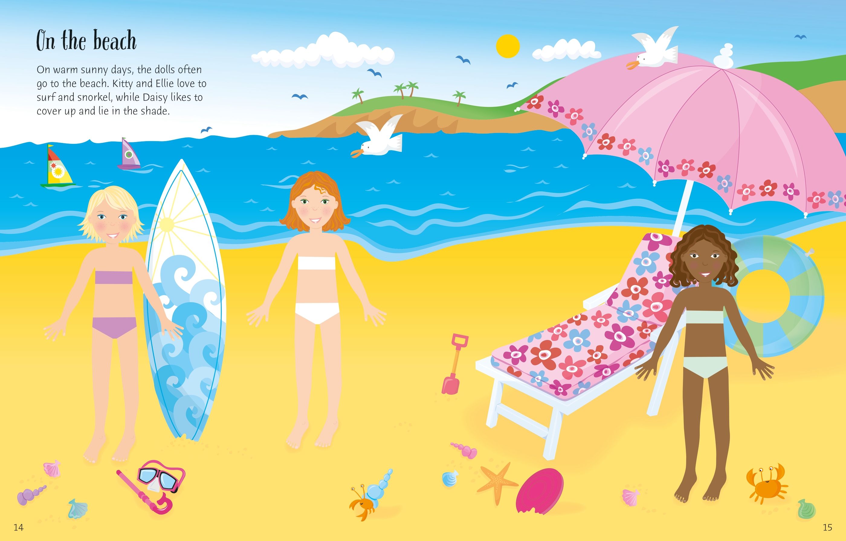 sticker dolly dressing dolls - Ảnh 5