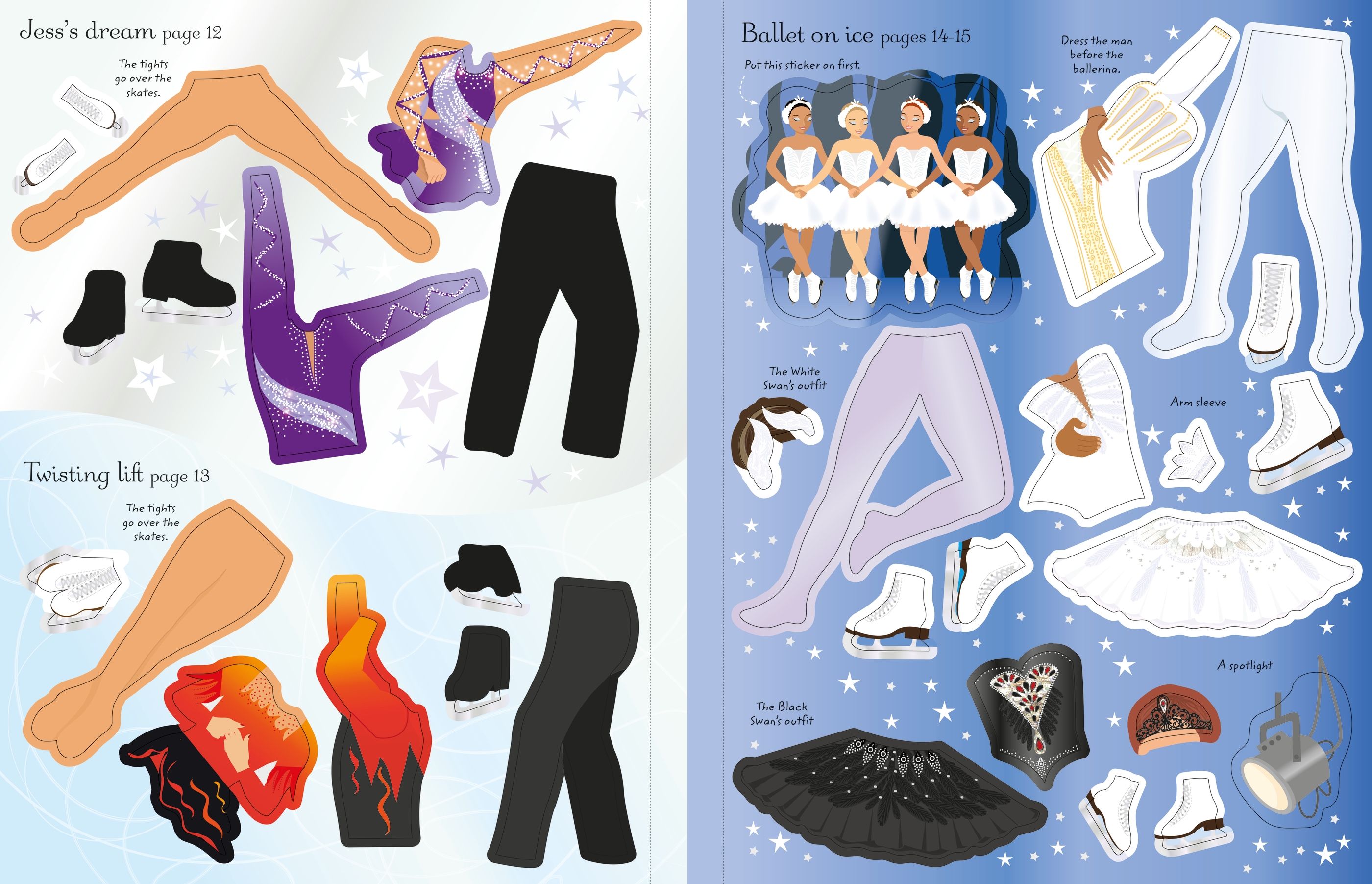 sticker dolly dressing ice skaters - Ảnh 6