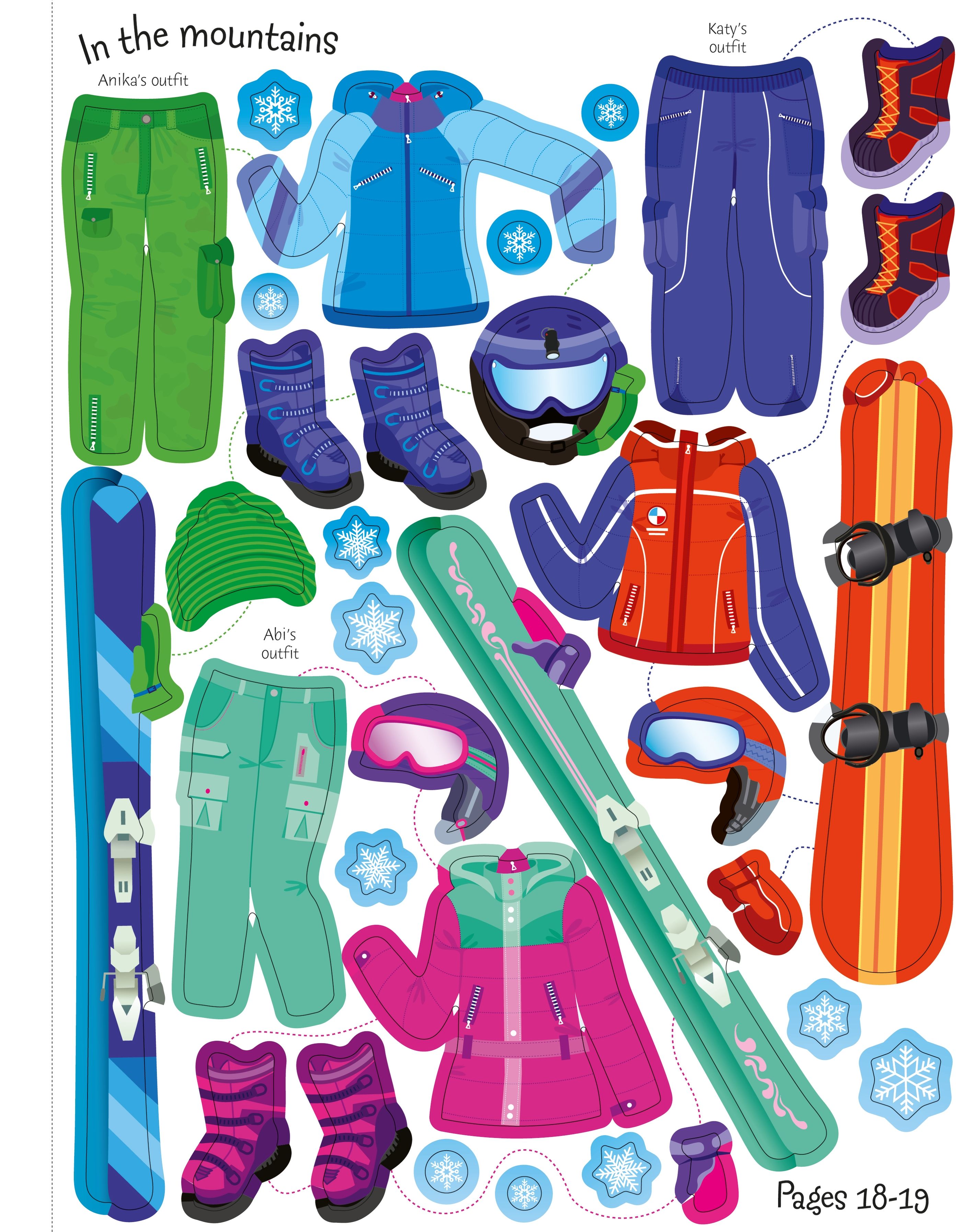 sticker dolly dressing winter wonderland - Ảnh 11