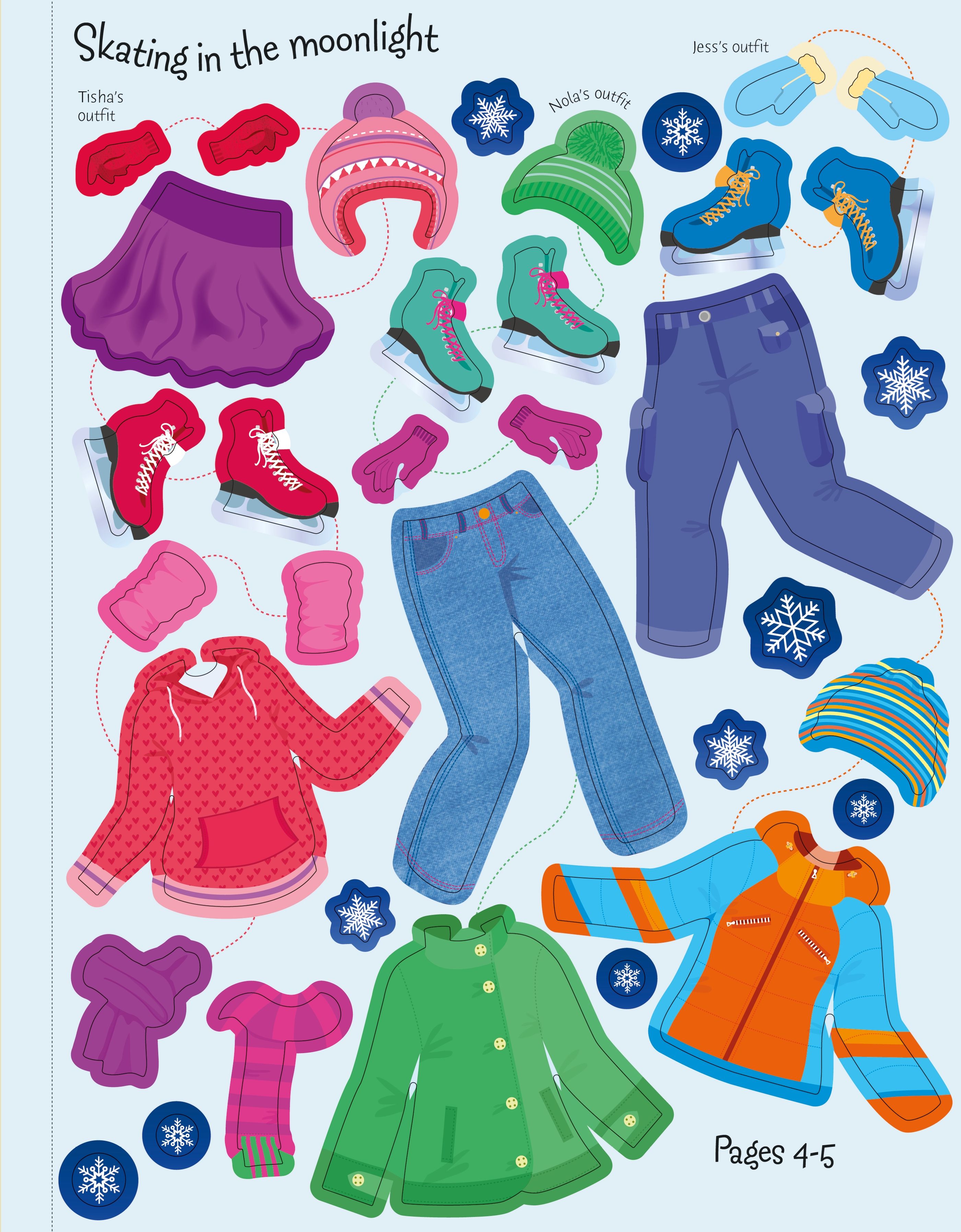 sticker dolly dressing winter wonderland - Ảnh 5