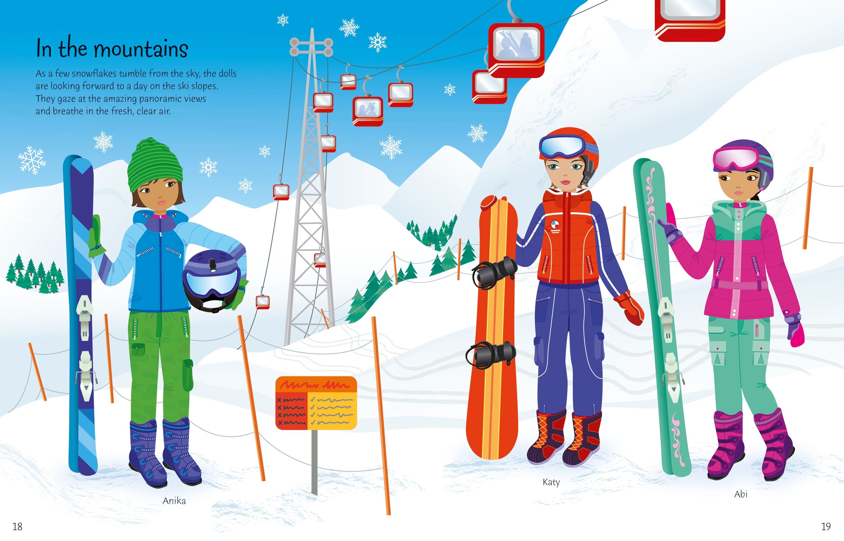 sticker dolly dressing winter wonderland - Ảnh 9