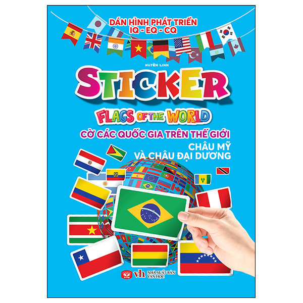 Sticker Flag Of The World - Cờ Các Quốc Gia Trên Thế Giới - Châu Mỹ Và Châu Đại Dương