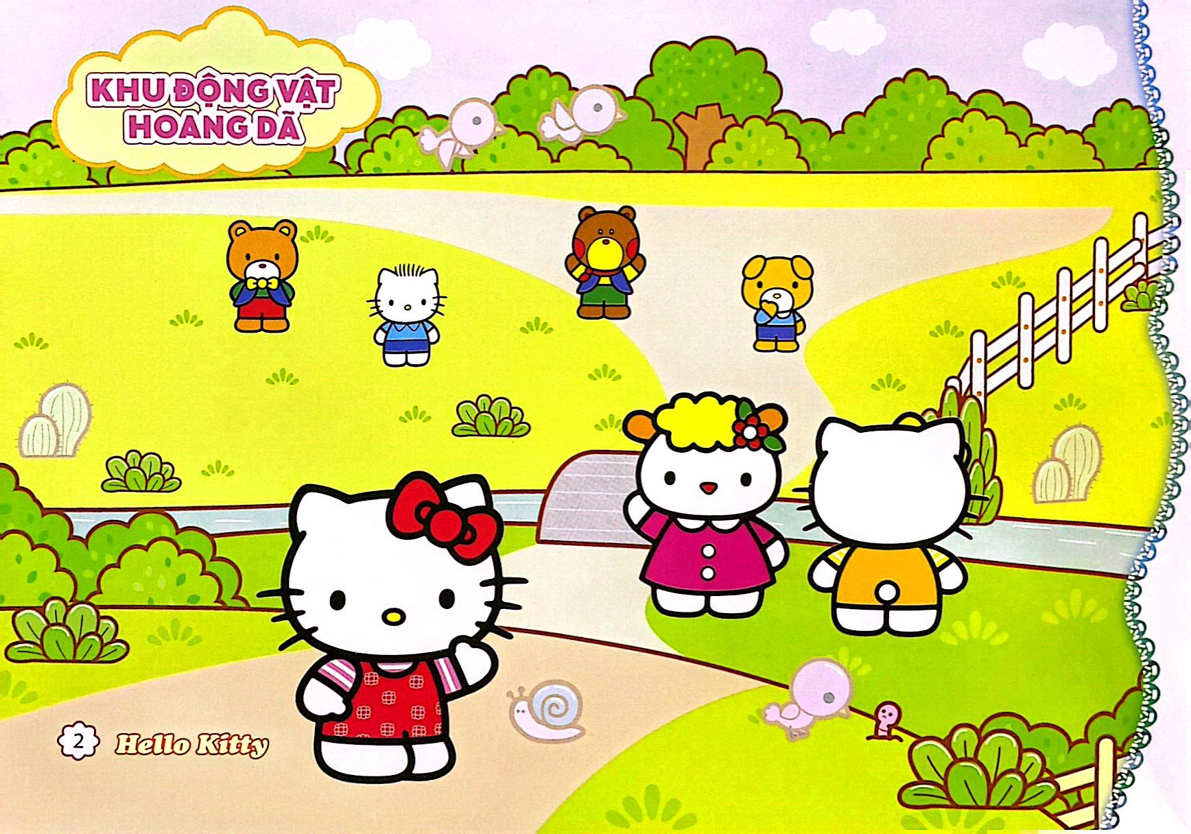 sticker hello kitty - công viên thú vị - Ảnh 5