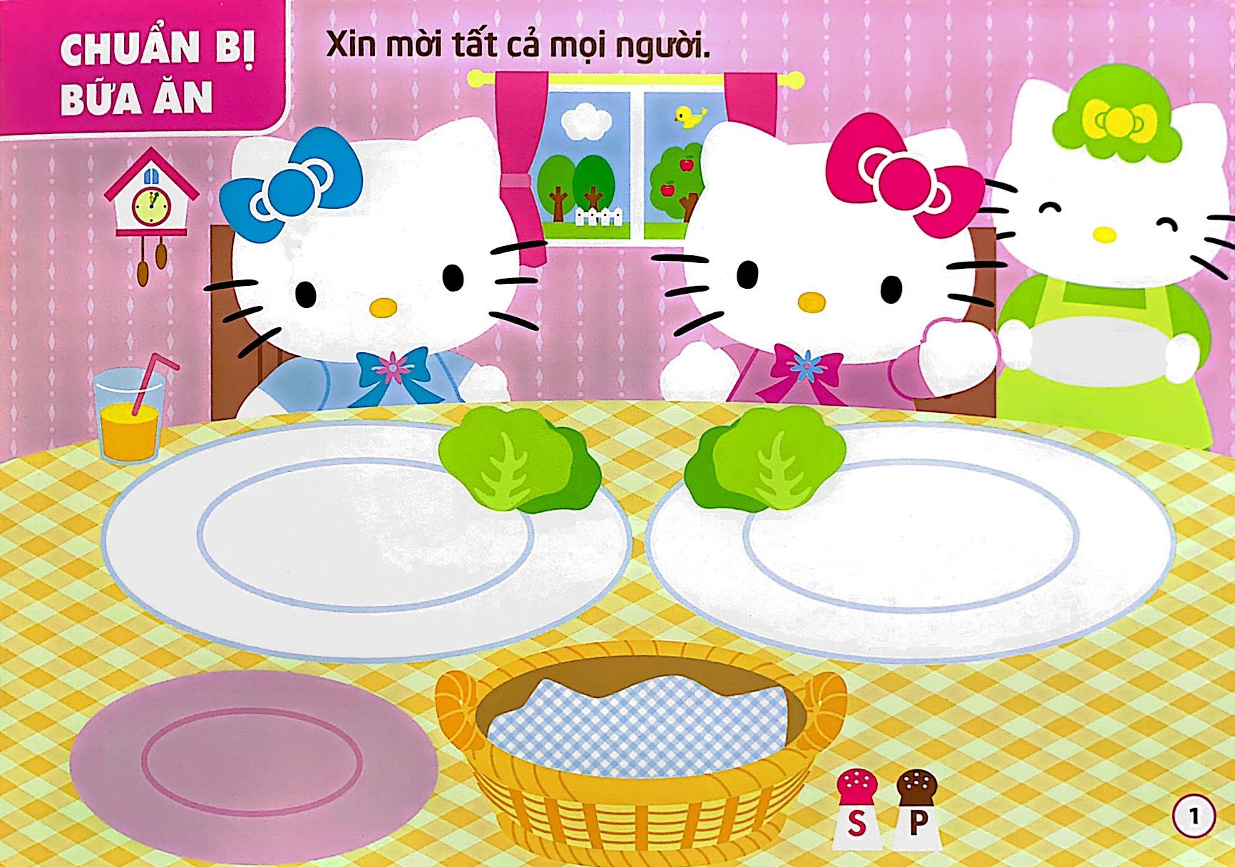 sticker - hello kitty - kitty mi nhon đến tiệm ăn ngon (3-8 tuổi) (tái bản 2023) - Ảnh 4