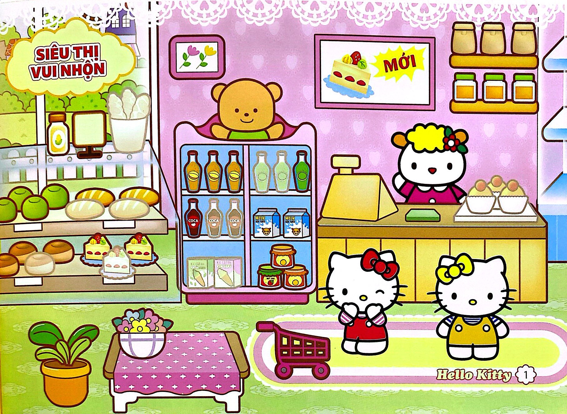 sticker hello kitty - siêu thị vui nhộn - Ảnh 4
