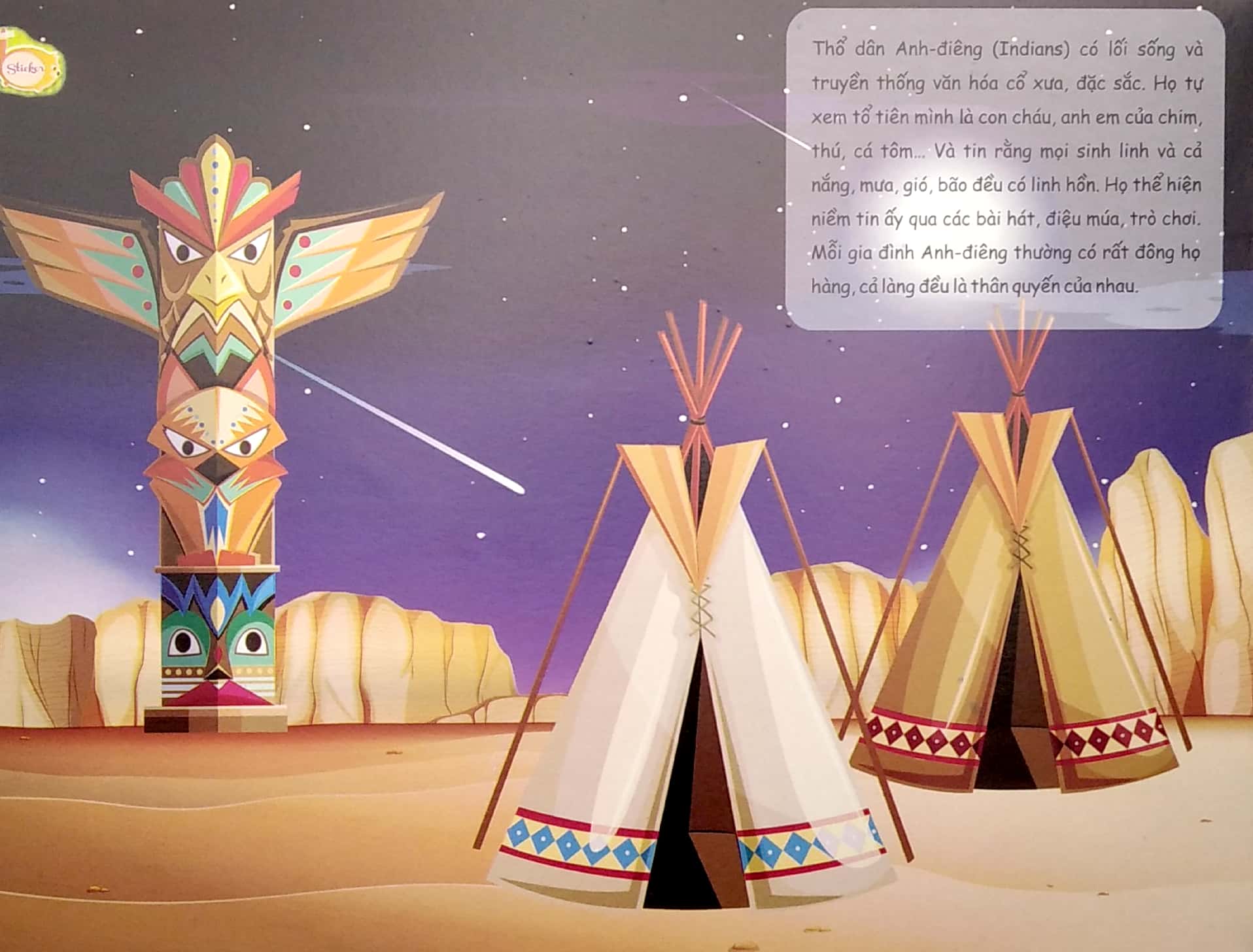 sticker khám phá thế giới - người mỹ bản địa ở hoa kỳ - Ảnh 4