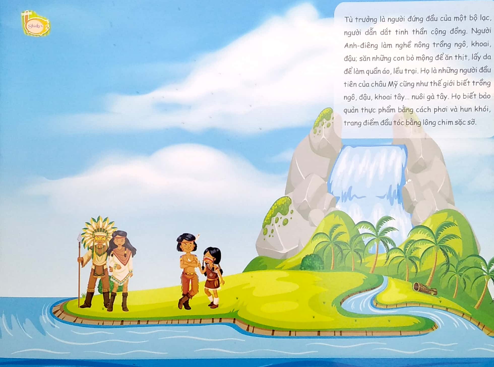 sticker khám phá thế giới - người mỹ bản địa ở hoa kỳ - Ảnh 5