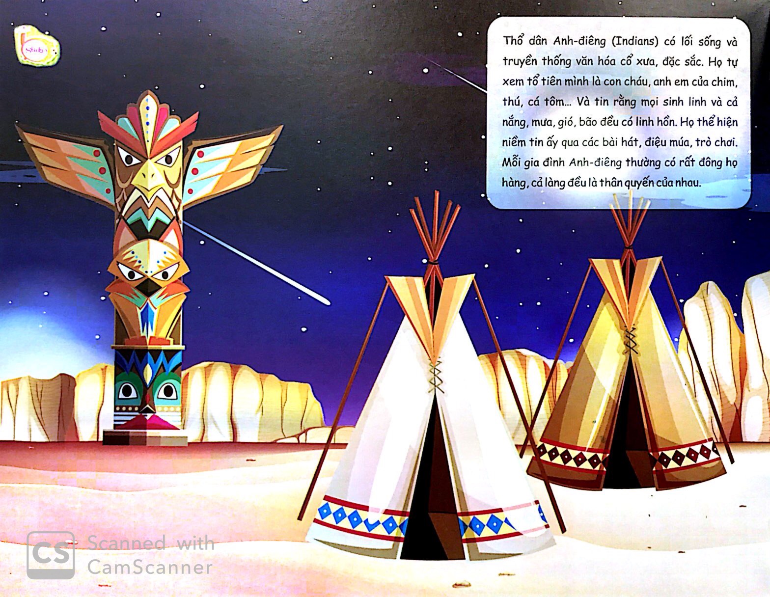 sticker khám phá thế giới - người mỹ bản địa ở hoa kỳ - native american indians - Ảnh 3