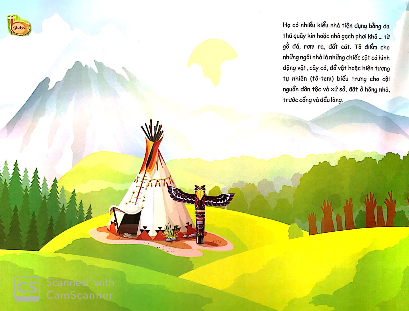 sticker khám phá thế giới - người mỹ bản địa ở hoa kỳ - native american indians - Ảnh 5