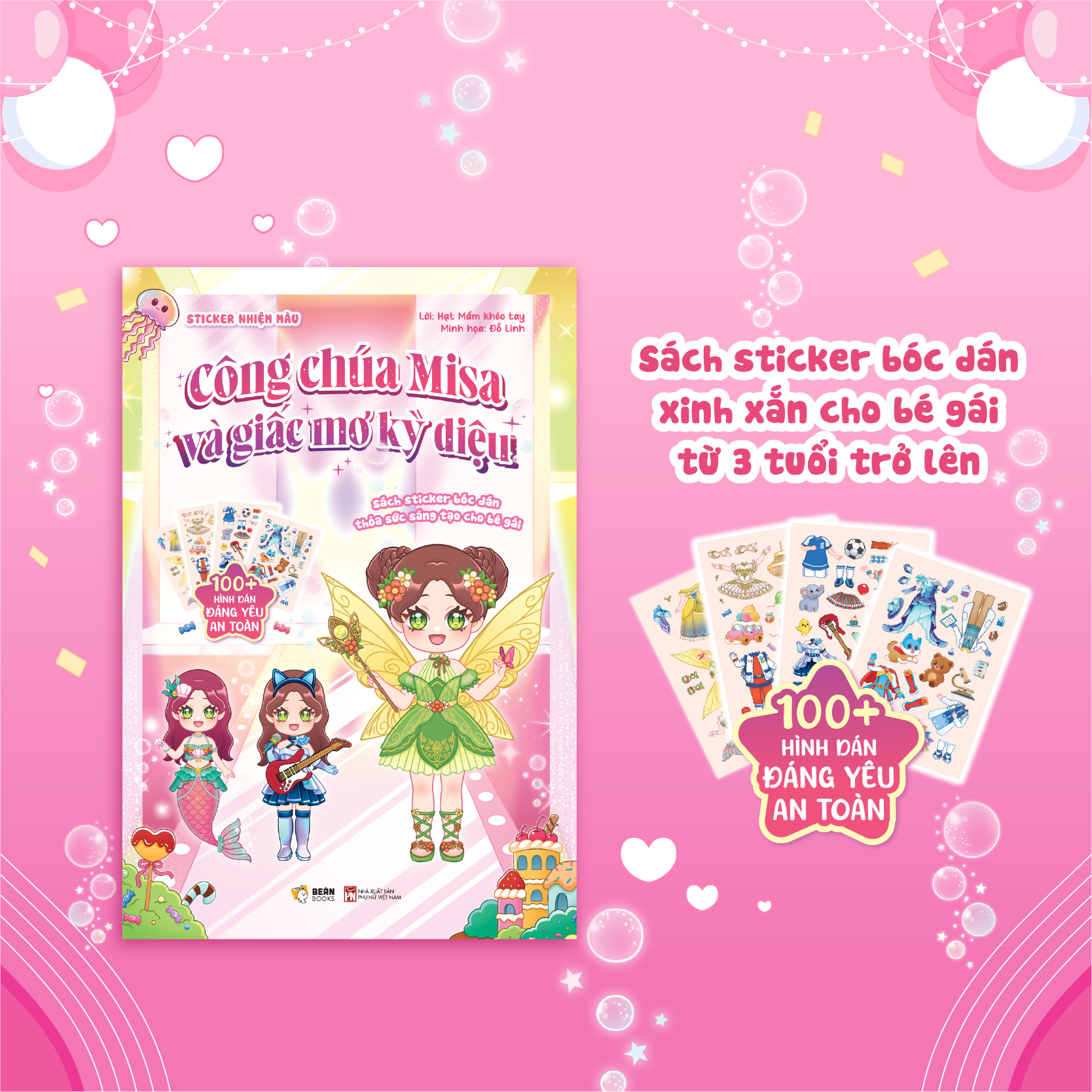 Sticker Nhiệm Màu - Công Chúa Misa Và Giấc Mơ Kỳ Diệu - Ảnh 3