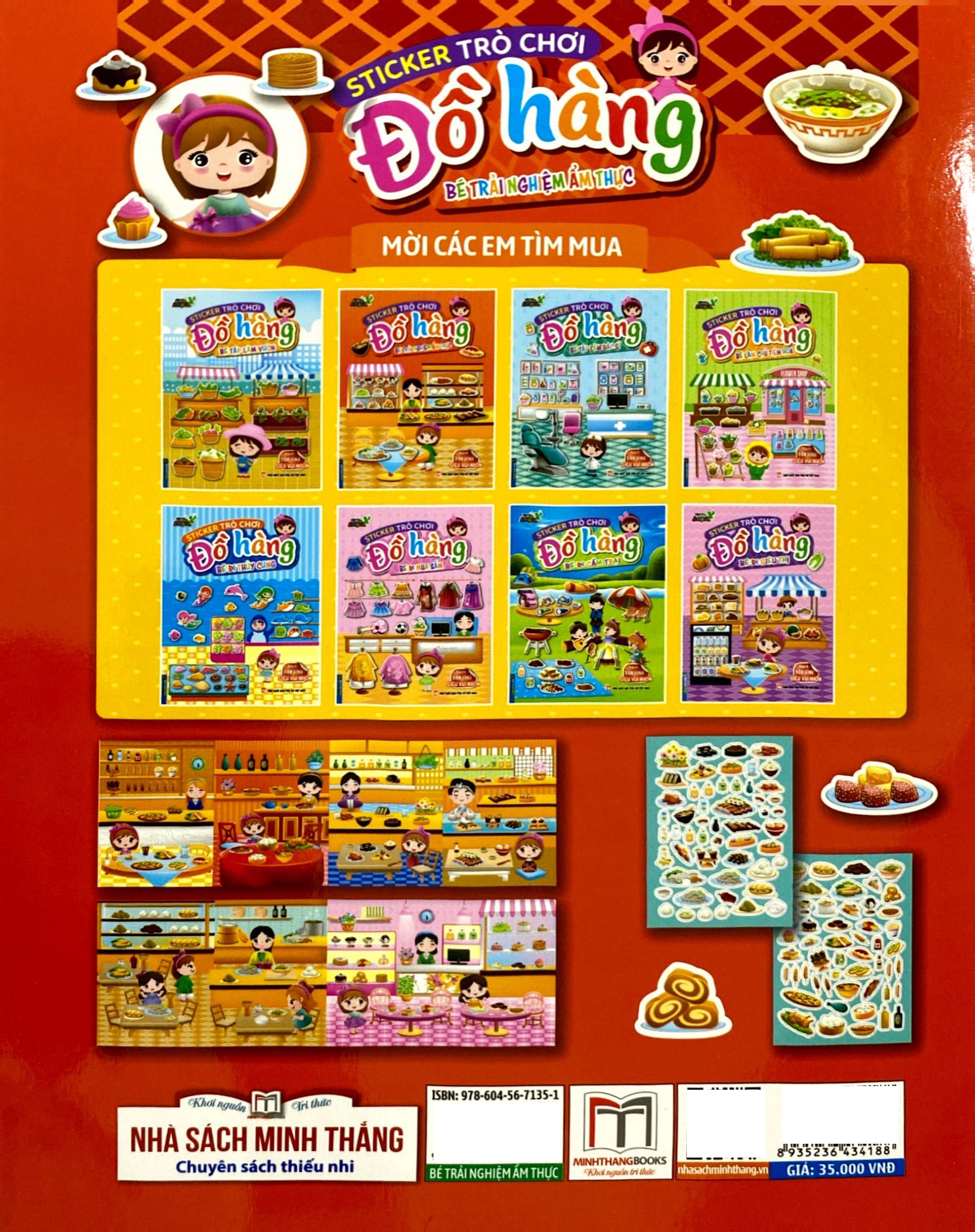 sticker trò chơi đồ hàng - dán hình siêu vui nhộn - bé trải nghiệm ẩm thực - Ảnh 7