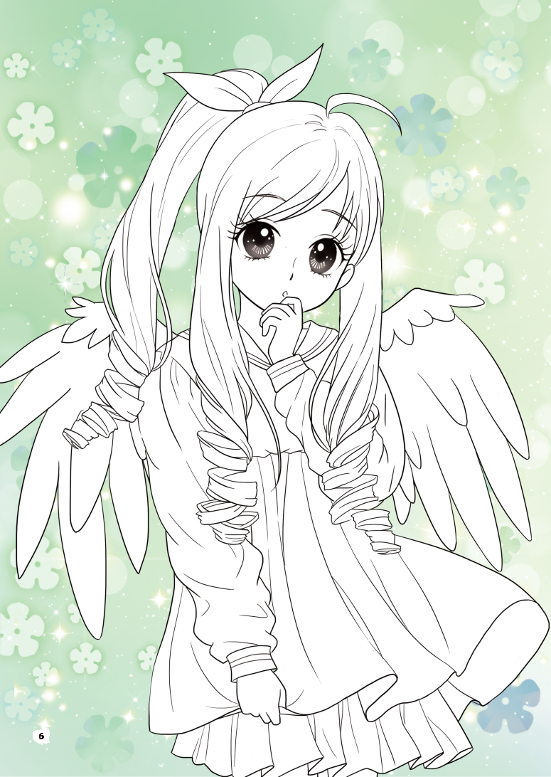 sticker và tô màu công chúa - công chúa ngọt ngào (30 tranh tô màu) - Ảnh 6