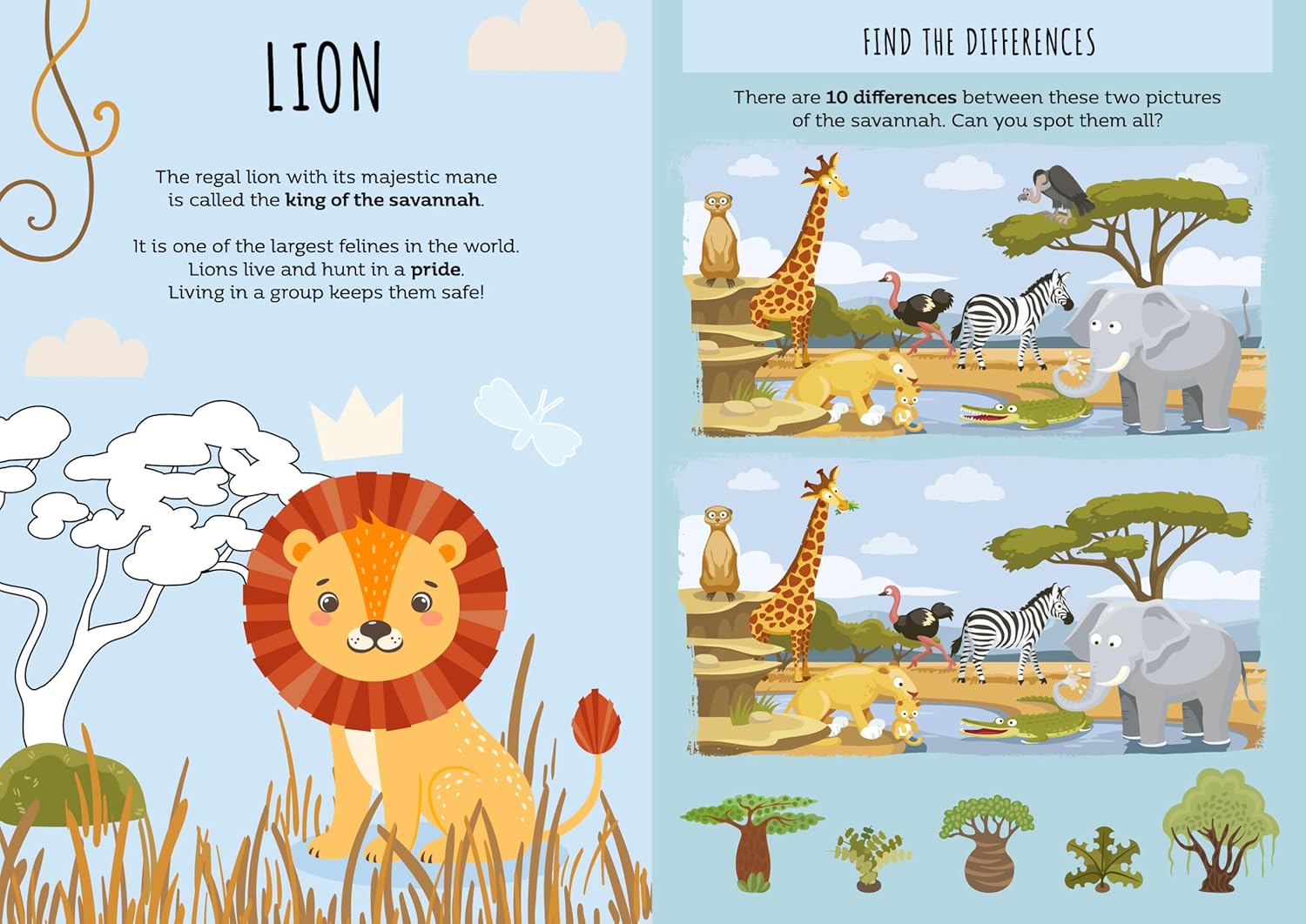 stickers and activities - the savannah - Ảnh 4