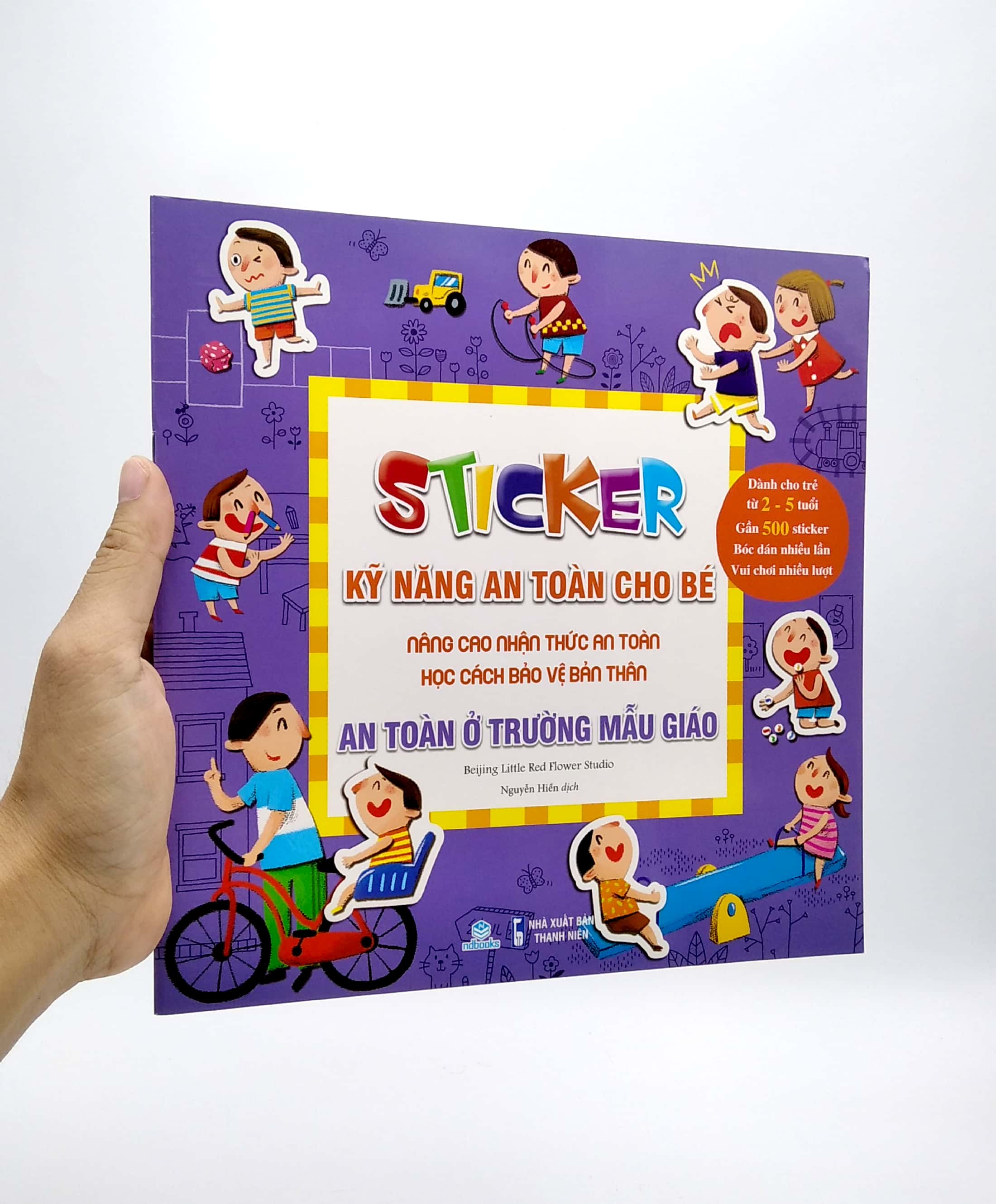 stickers kỹ năng an toàn cho bé - an toàn ở trường mẫu giáo - Ảnh 7