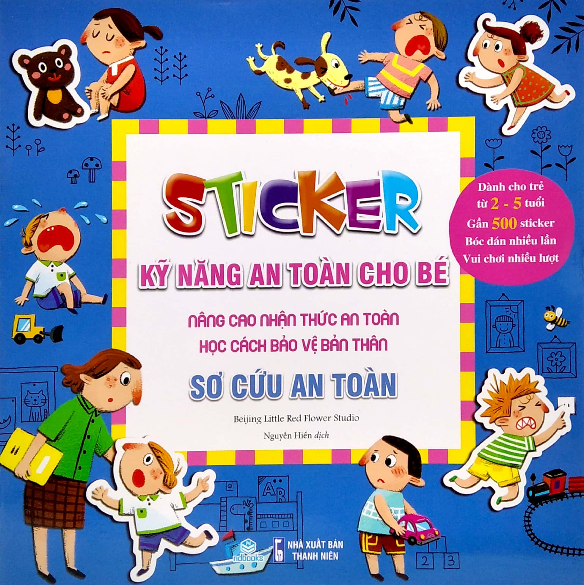 stickers kỹ năng an toàn cho bé - sơ cứu an toàn - Ảnh 2
