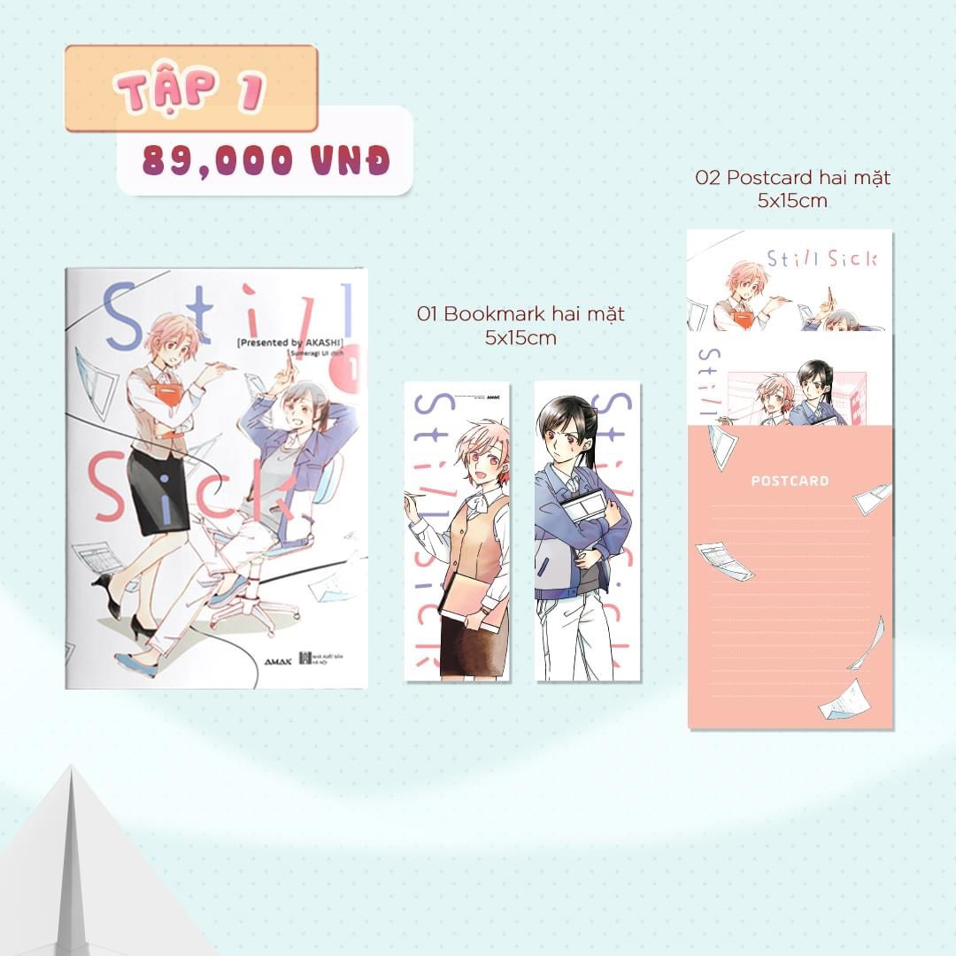 still sick - trọn bộ 3 tập - tặng kèm 3 bookmark + 6 postcard 10x15cm + 1 đai sách - Ảnh 2