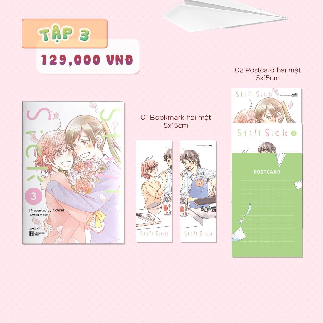 still sick - trọn bộ 3 tập - tặng kèm 3 bookmark + 6 postcard 10x15cm + 1 đai sách - Ảnh 3