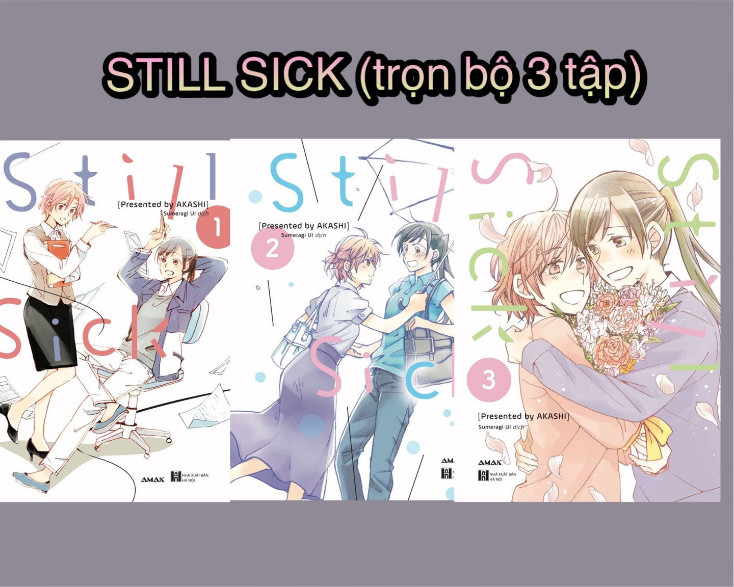 still sick - trọn bộ 3 tập - tặng kèm 3 bookmark + 6 postcard 10x15cm + 1 đai sách - Ảnh 5