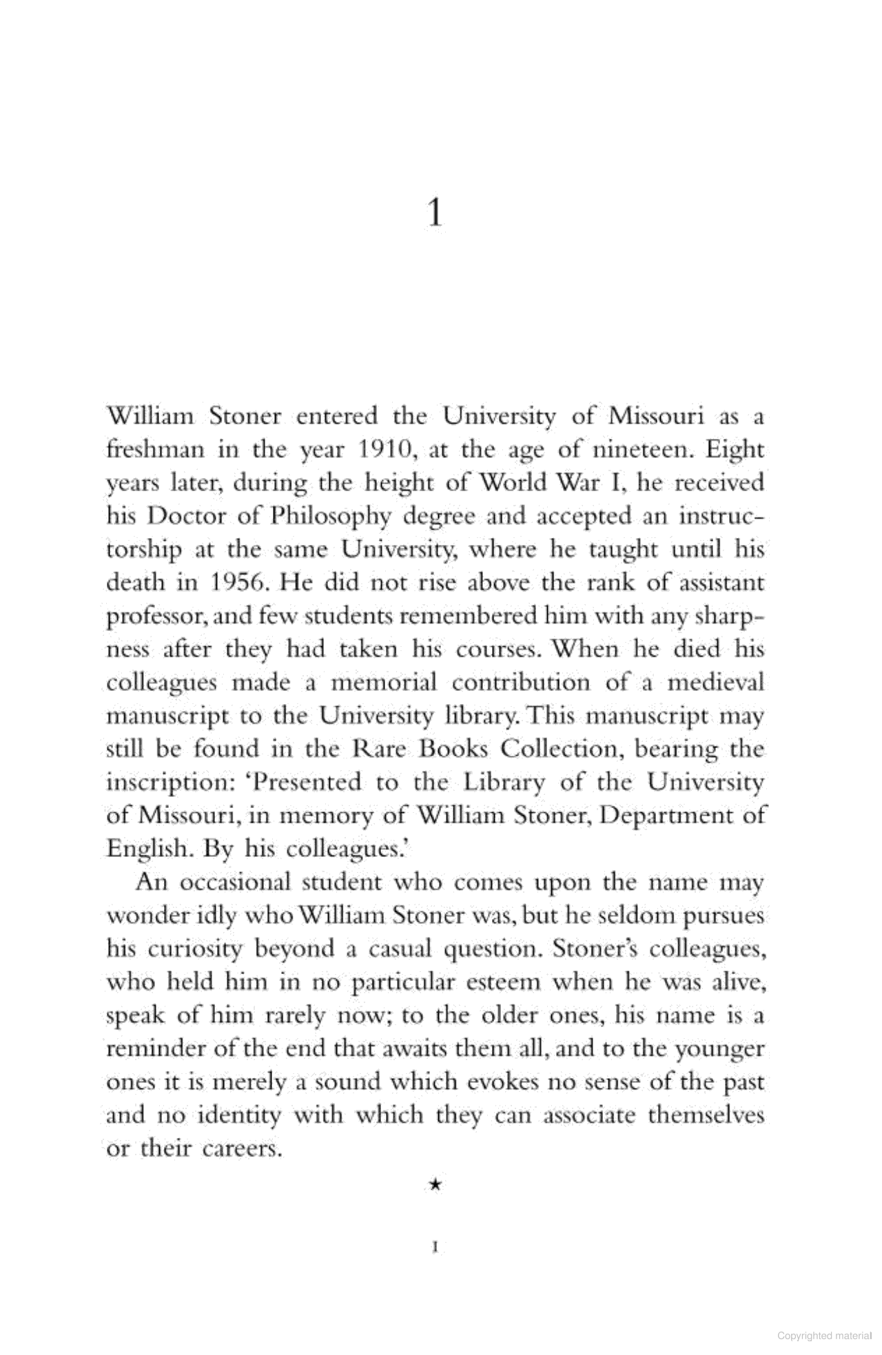 Stoner: A Novel - Ảnh 3