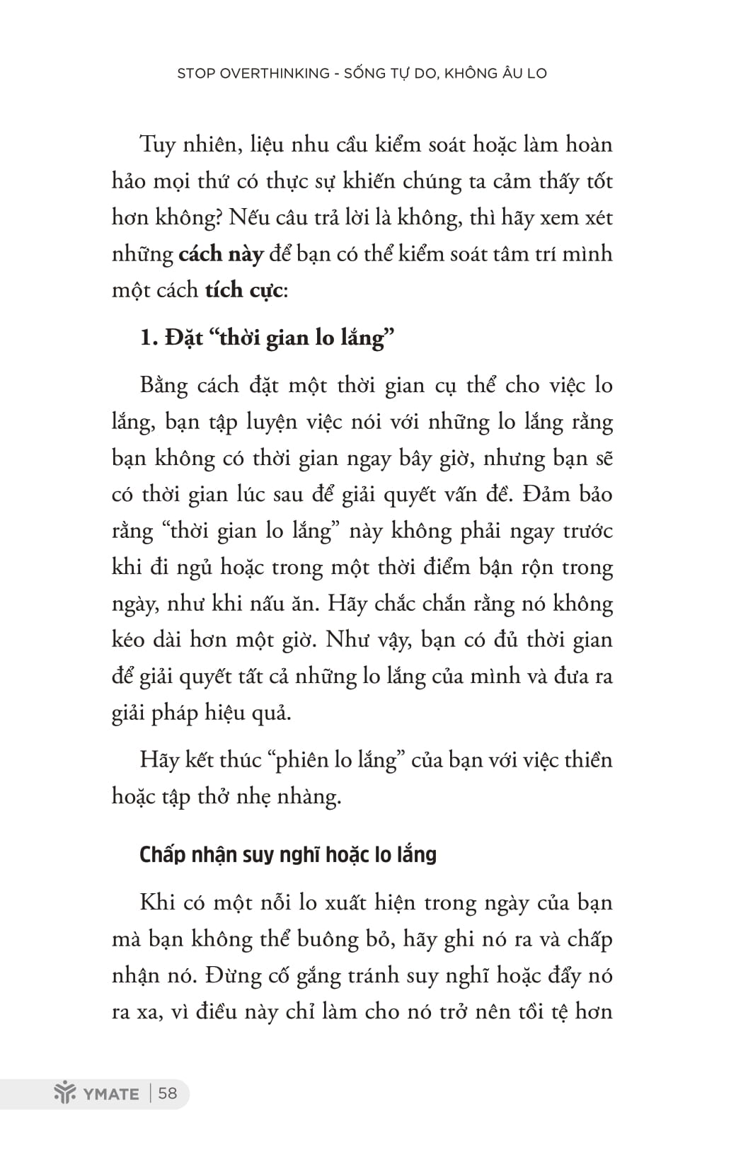 stop overthinking - sống tự do, không âu lo - 7 bước loại bỏ suy nghĩ tiêu cực và bắt đầu suy nghĩ tích cực - Ảnh 12