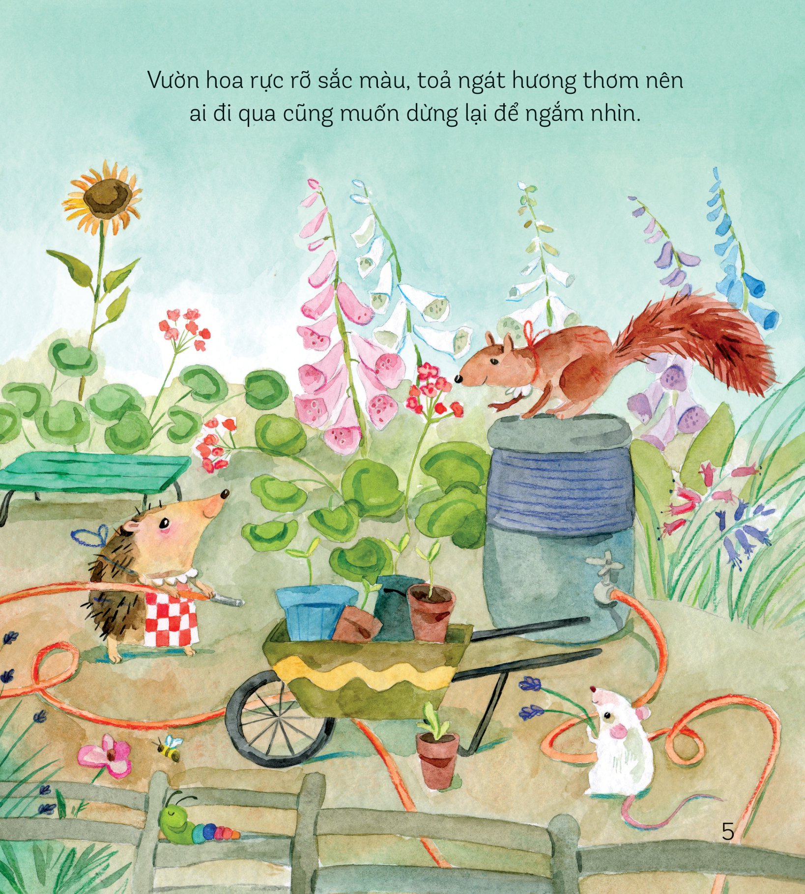 storytime - truyện hay phát triển trí tuệ - ai phá vườn hoa của cô nhím? - Ảnh 5