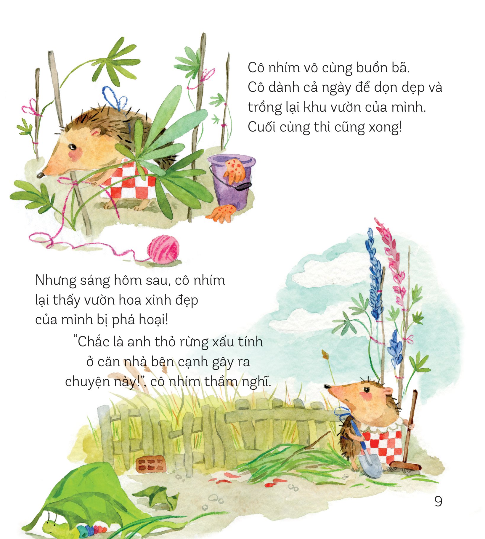 storytime - truyện hay phát triển trí tuệ - ai phá vườn hoa của cô nhím? - Ảnh 9