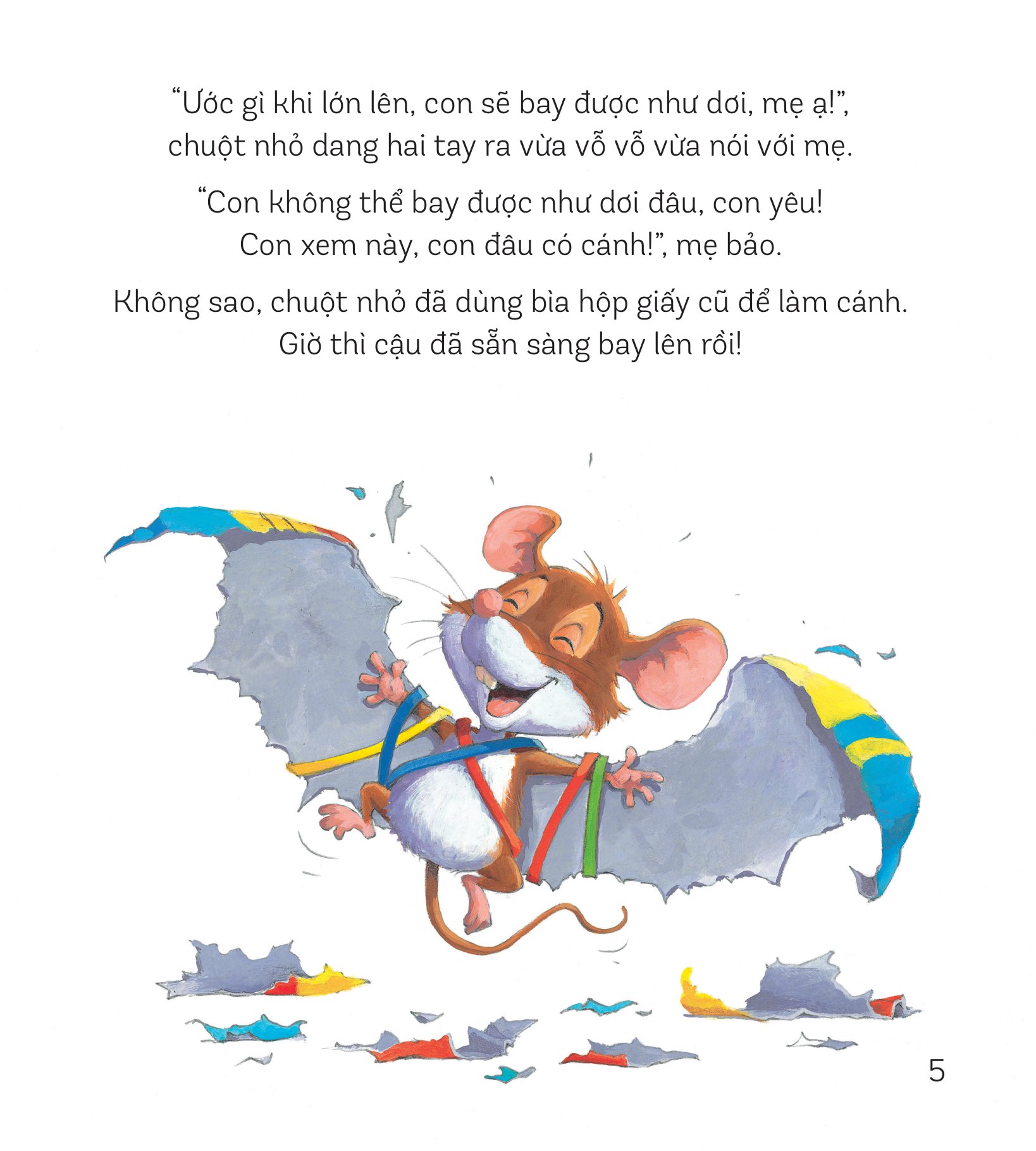 storytime - truyện hay phát triển trí tuệ - chuột nhỏ bay được không? - Ảnh 5